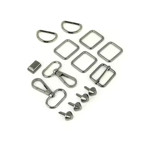Daphne Handbag Hardware Kit Gunmetal