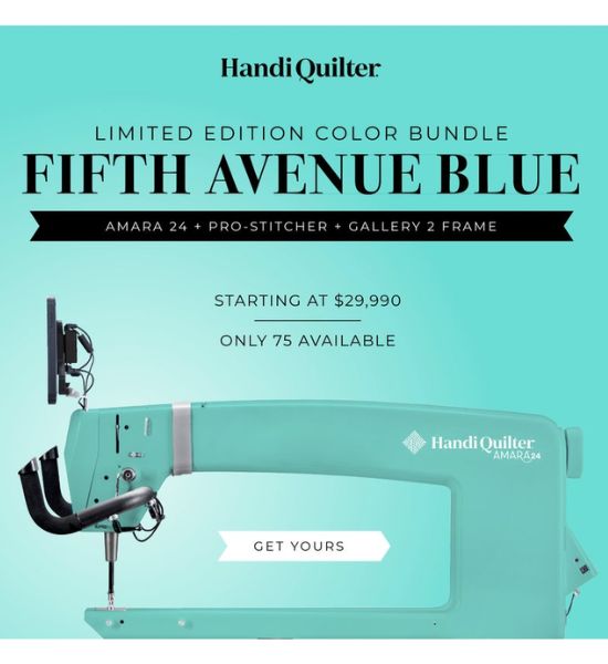 Limited Edition 5th Avenue Blue Amara 24 with Pro-Stitcher