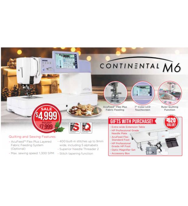 Janome Continental M6