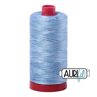 Aurifil Mako Cotton Embroidery Thread 50wt 1422yds Variegated Stonewashed Denim