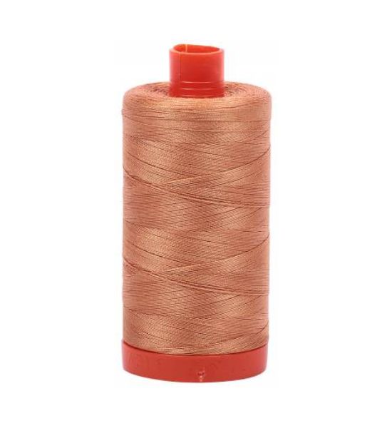 Aurifil Mako Cotton Thread Solid 50wt 1422yds Caramel