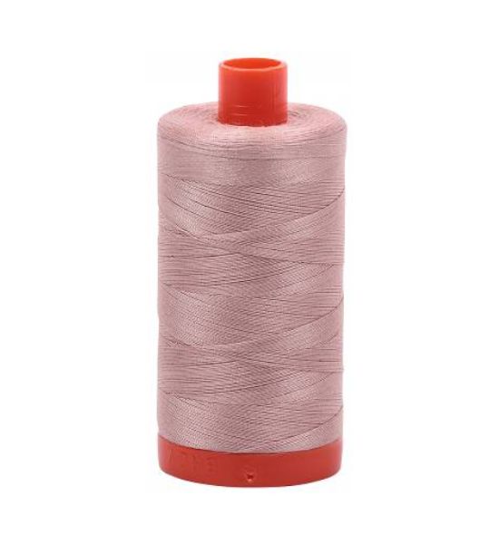 Aurifil Mako Cotton Thread Solid 50wt 1422yds Antique Blush