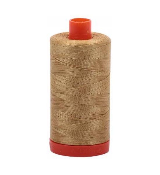 Aurifil Mako Cotton Thread Solid 50wt 1422yds Light Brass
