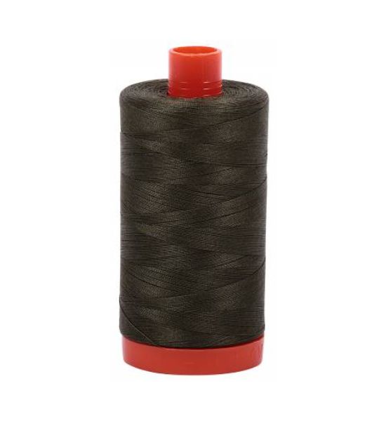 Aurifil Mako Cotton Thread Solid 50wt 1422yds Dark Green