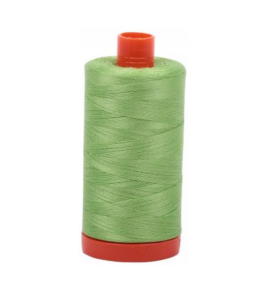 Aurifil Mako Cotton Thread Solid 50wt 1422yds Shining Green