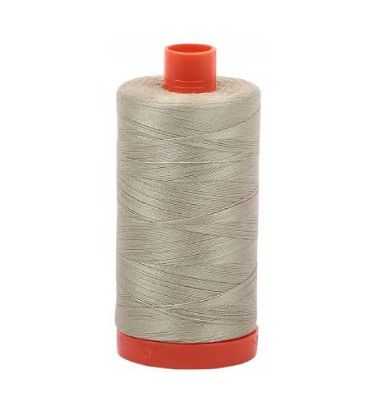 Aurifil Mako Cotton Thread Solid 50wt 1422yds Light Military Green