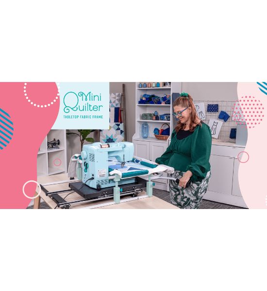 Mini Quilter Table Top Fabric Frame by Grace Company