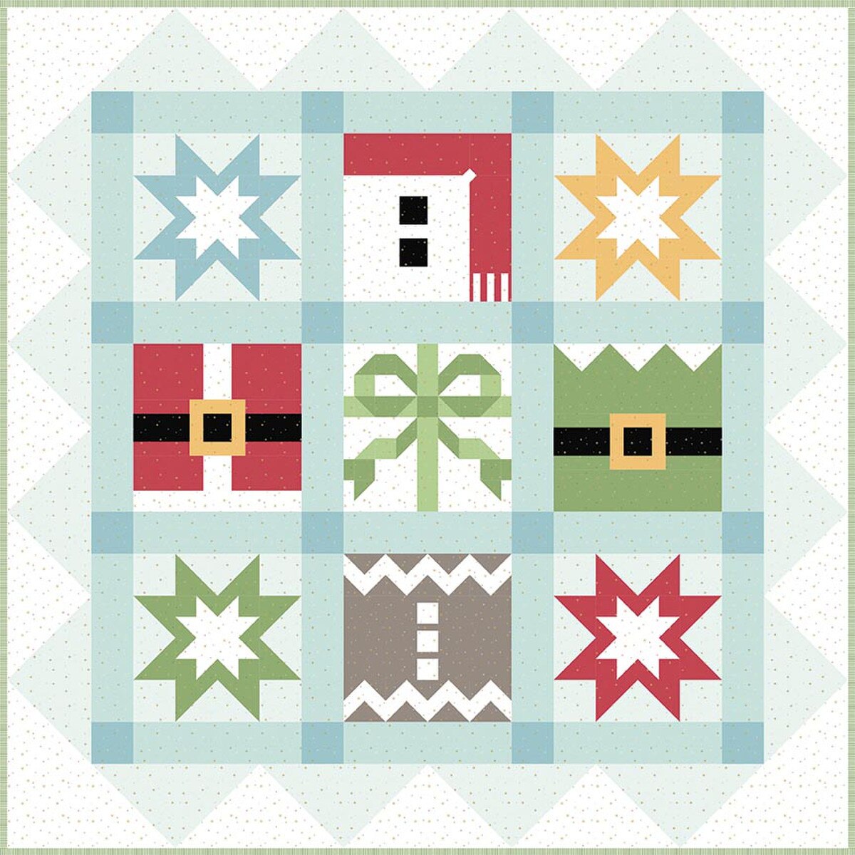 melissa Mortenson festive friends quilt pattern