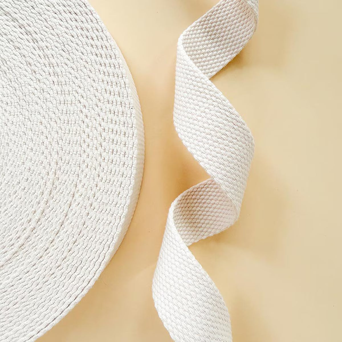 Minki Kim 1" Cotton Webbing Cream 1 YD