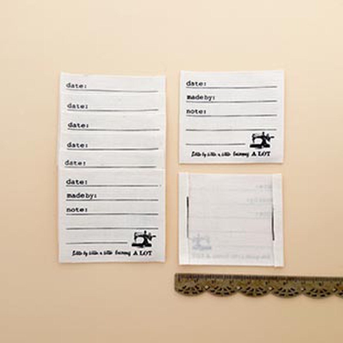 Minki Kim Note Cotton Labels