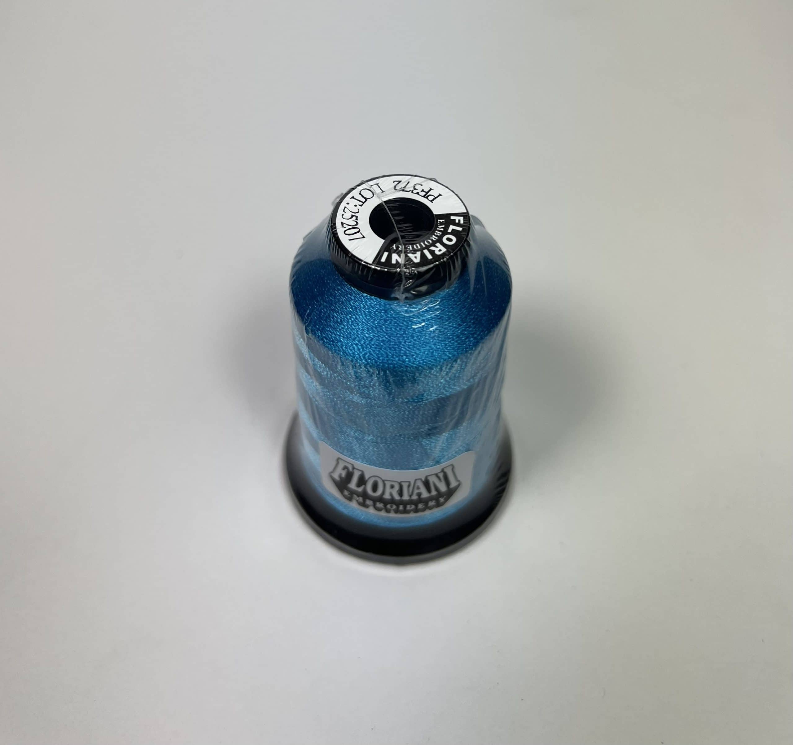 PF0372 - Floriani Embroidery Thread, 1,100yd Spool, Blue Pacific