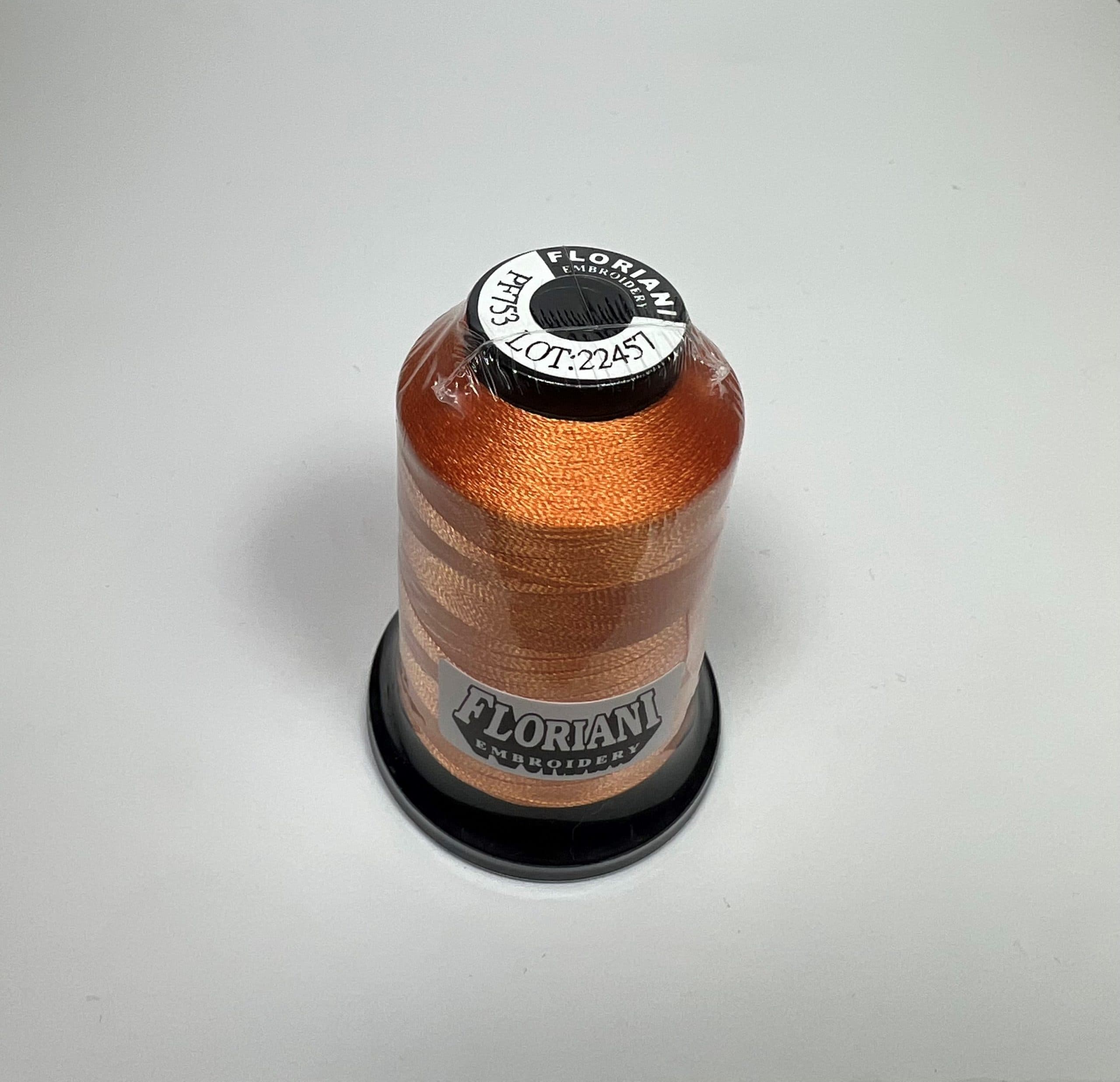 PF0753 - Floriani Embroidery Thread, 1,100yd Spool, Orange Peel