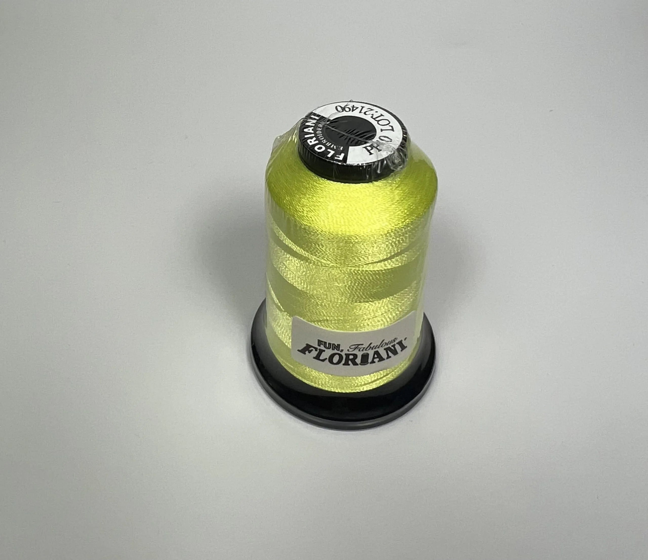 PF0010 - Floriani Embroidery Thread, 1,100yd Spool, Neon Citron