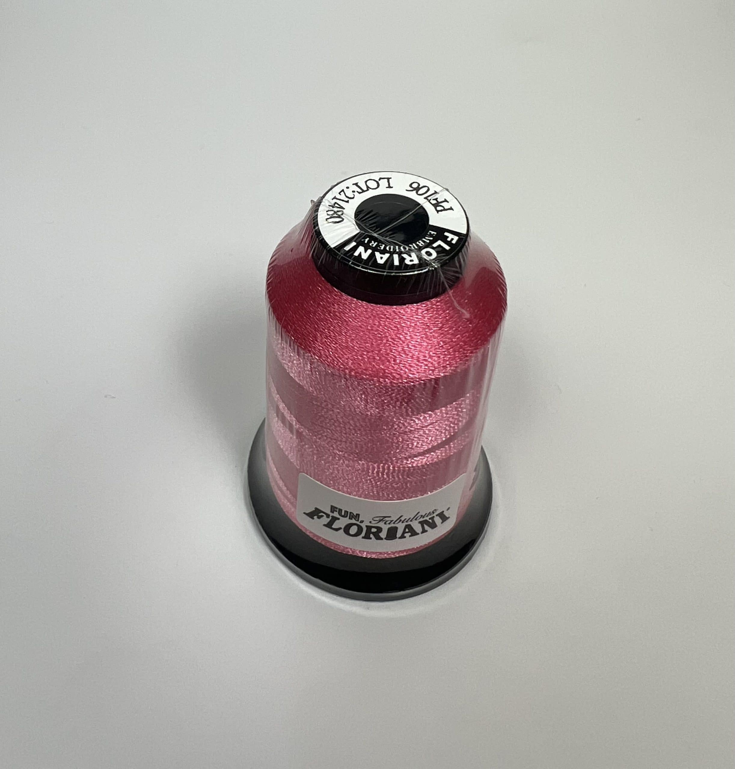 PF0106 - Floriani Embroidery Thread, 1,100yd Spool, Dark Pink