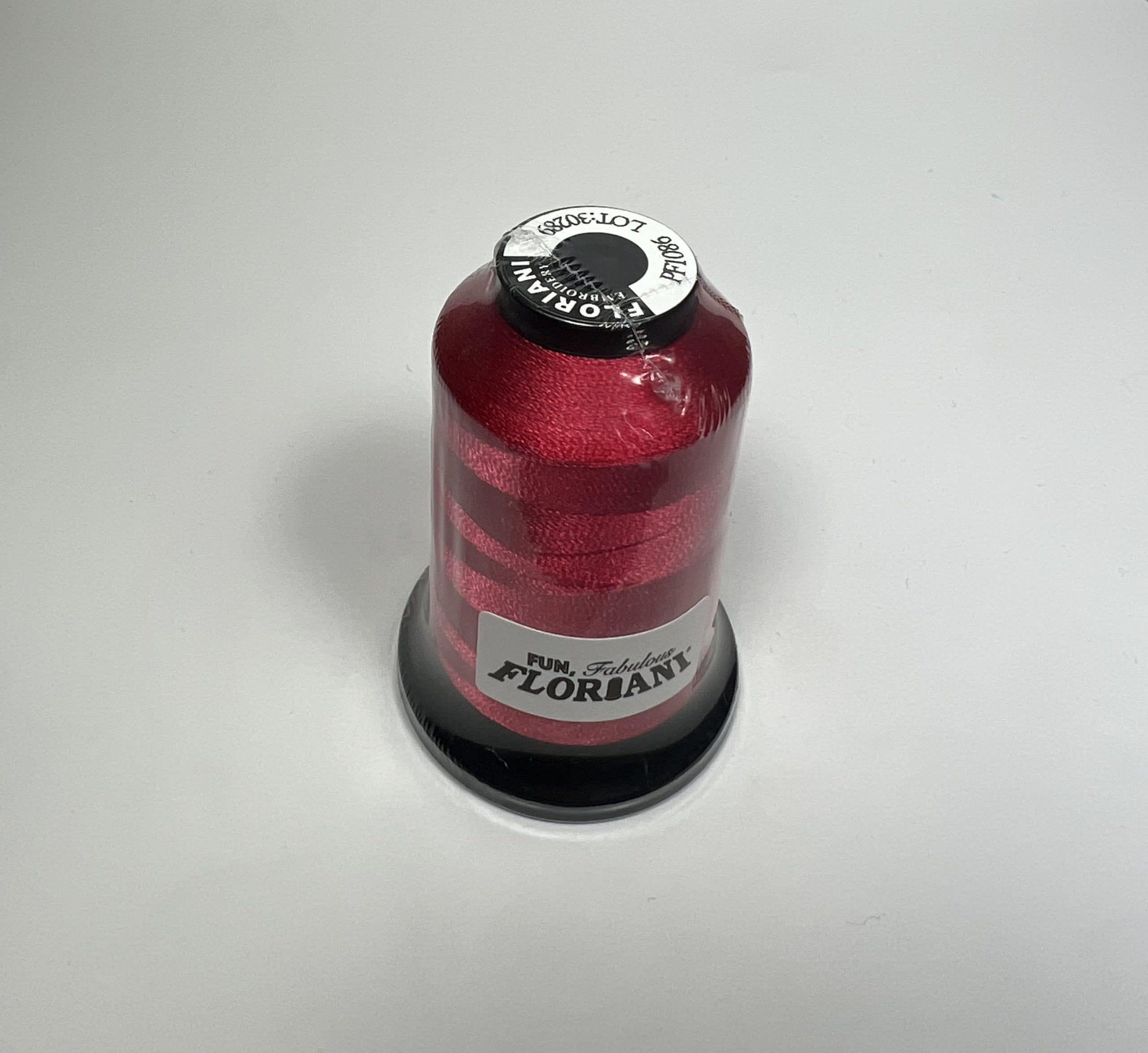 PF1086 - Floriani Embroidery Thread, 1,100yd Spool, Raspberry