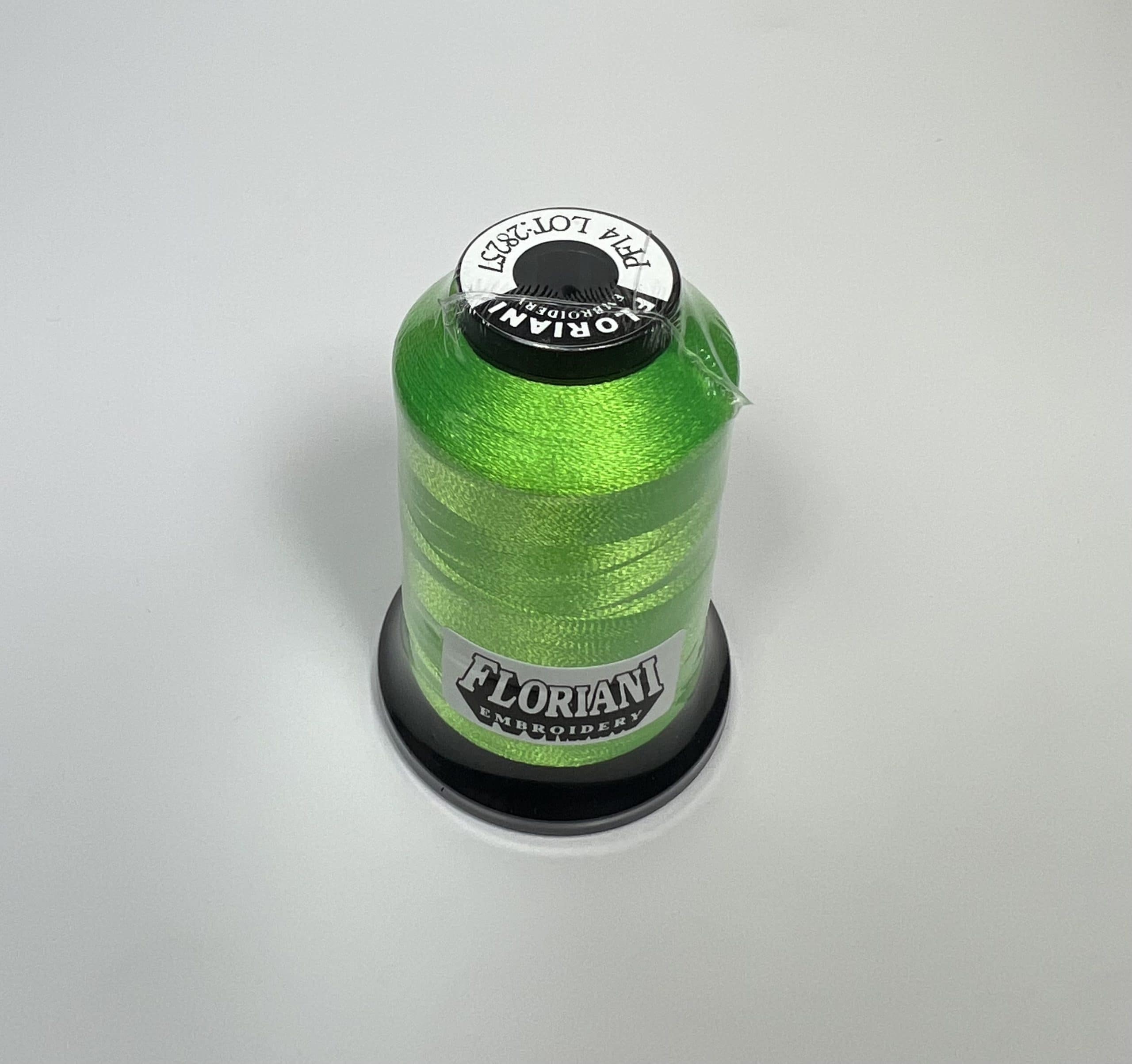 PF0014 - Floriani Embroidery Thread, 1,100yd Spool, Milori Green