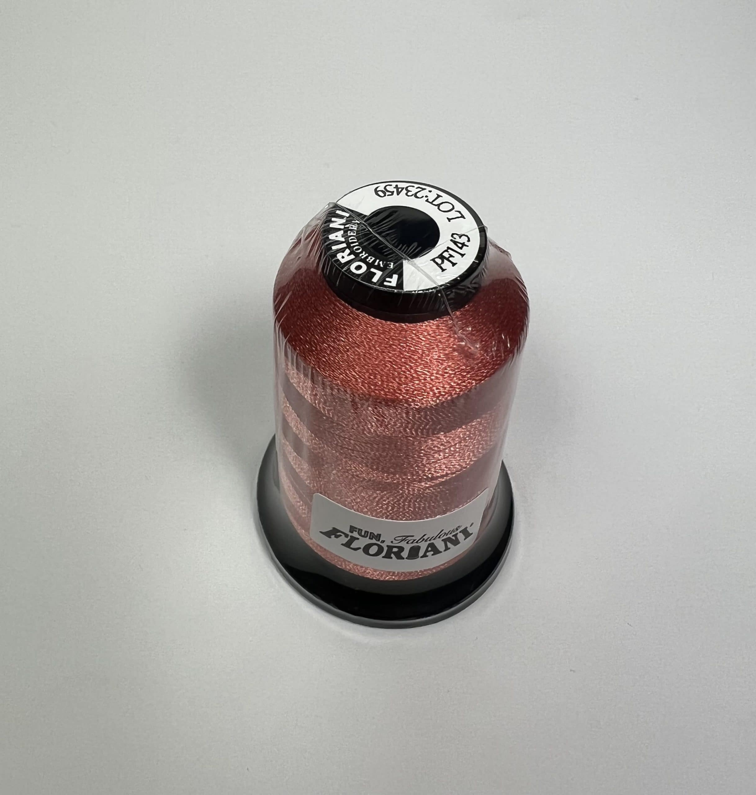 PF0143 - Floriani Embroidery Thread, 1,100yd Spool, Dark Coral