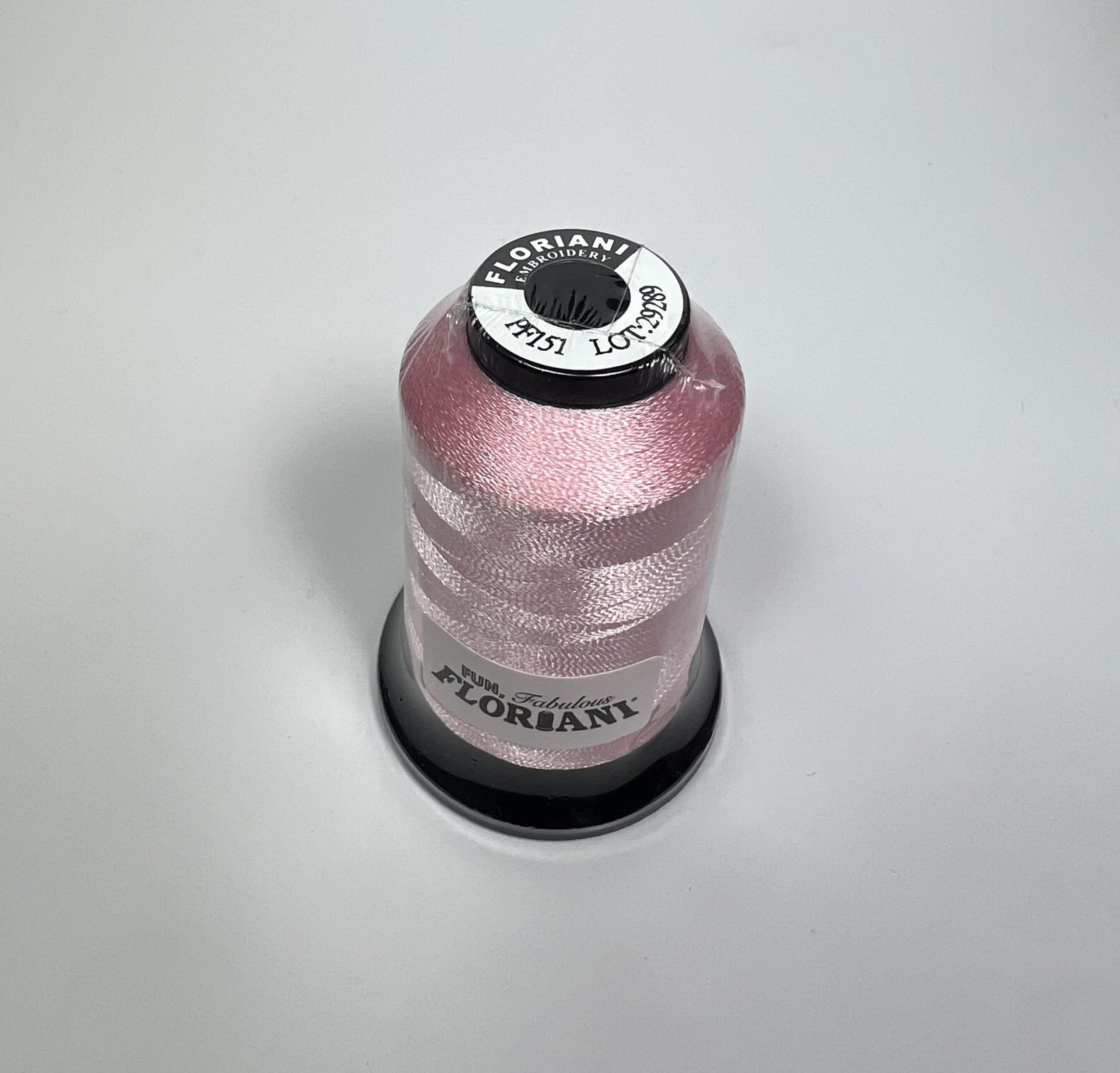 PF0151 - Floriani Embroidery Thread, 1,100yd Spool, Baby Pink
