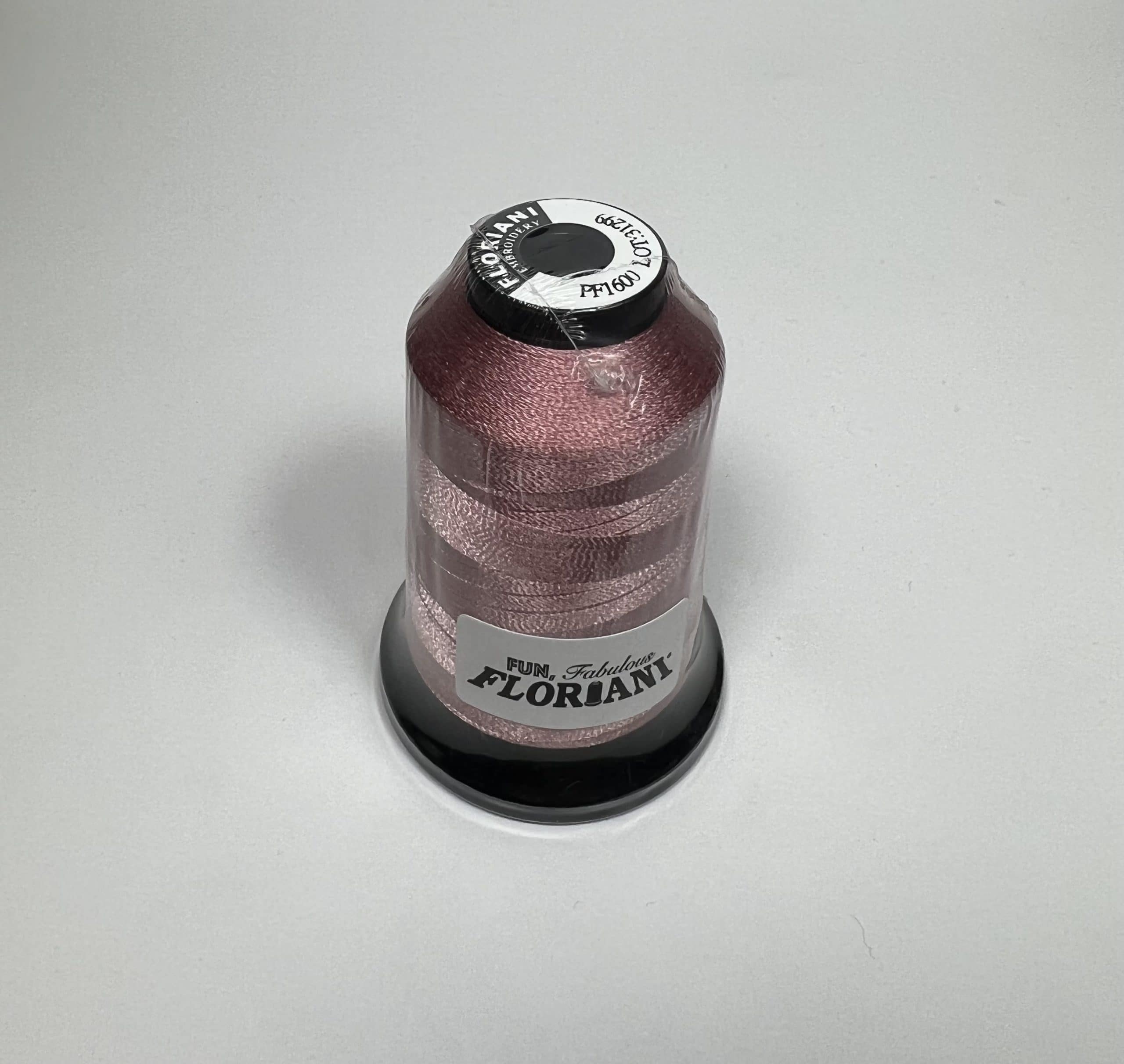 PF1600 - Floriani Embroidery Thread, 1,100yd Spool, Light Mulberry