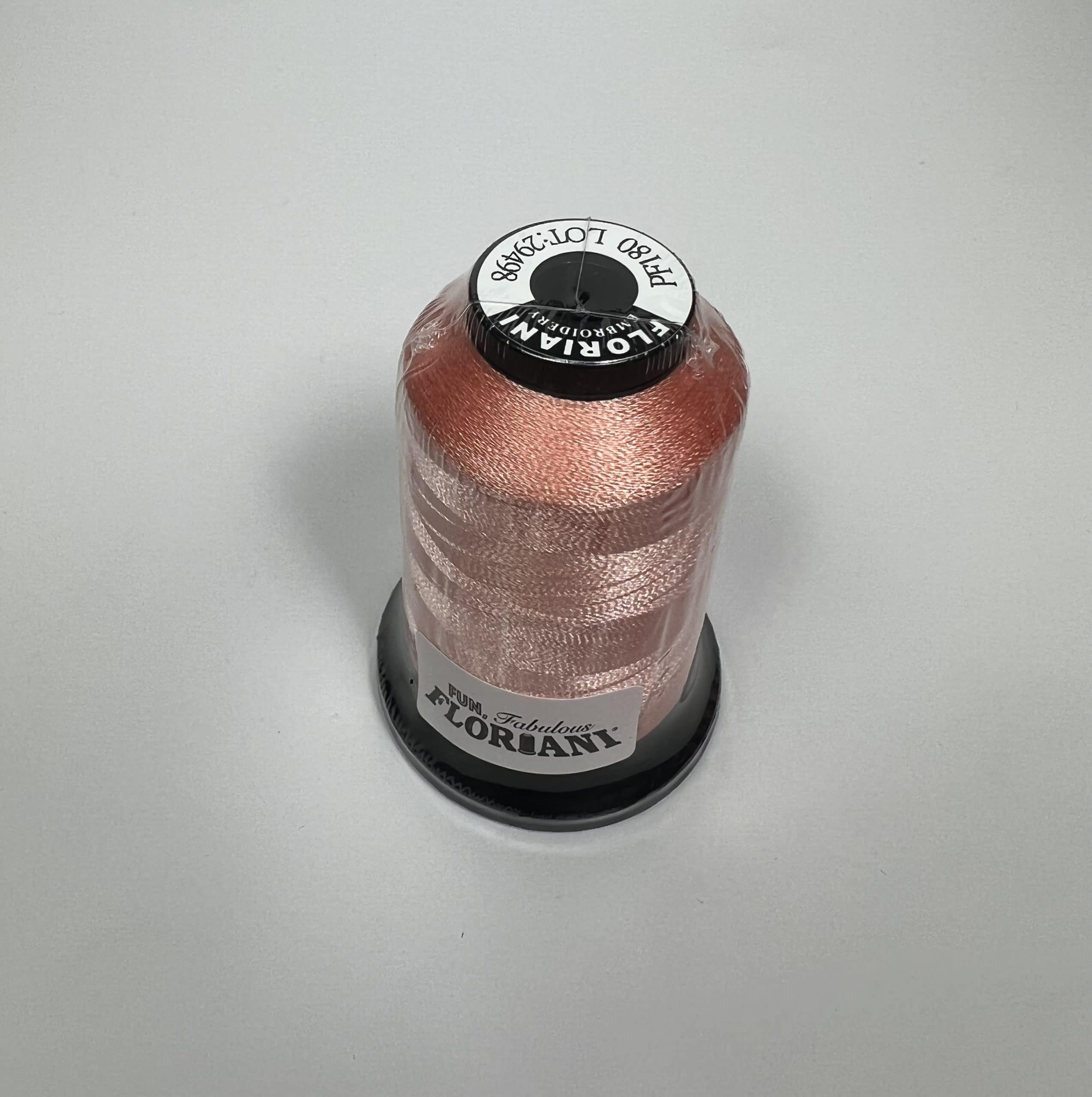 PF0180 - Floriani Embroidery Thread, 1,100yd Spool, Pink Flesh