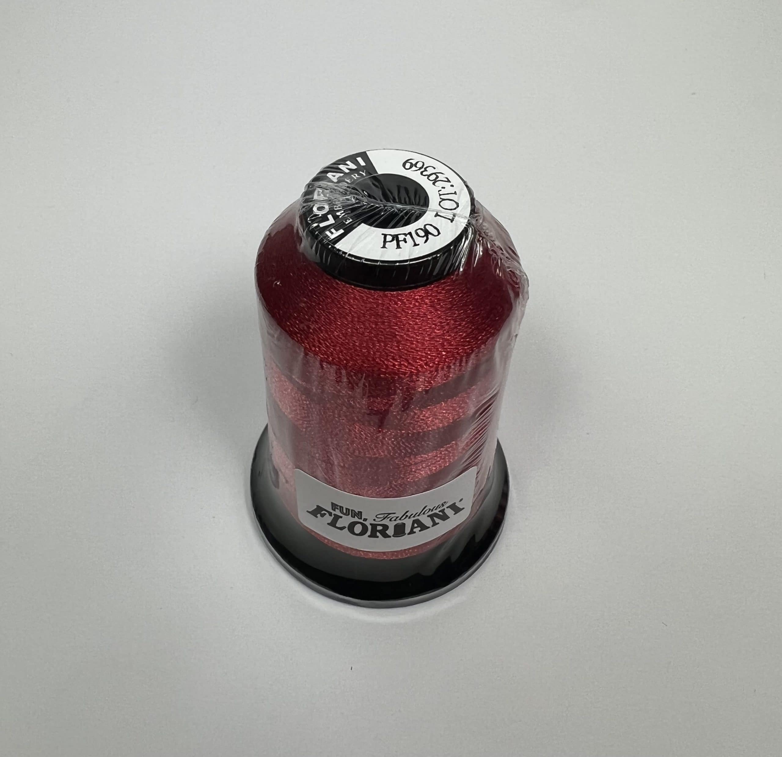 PF0190 - Floriani Embroidery Thread, 1,100yd Spool, Scarlet