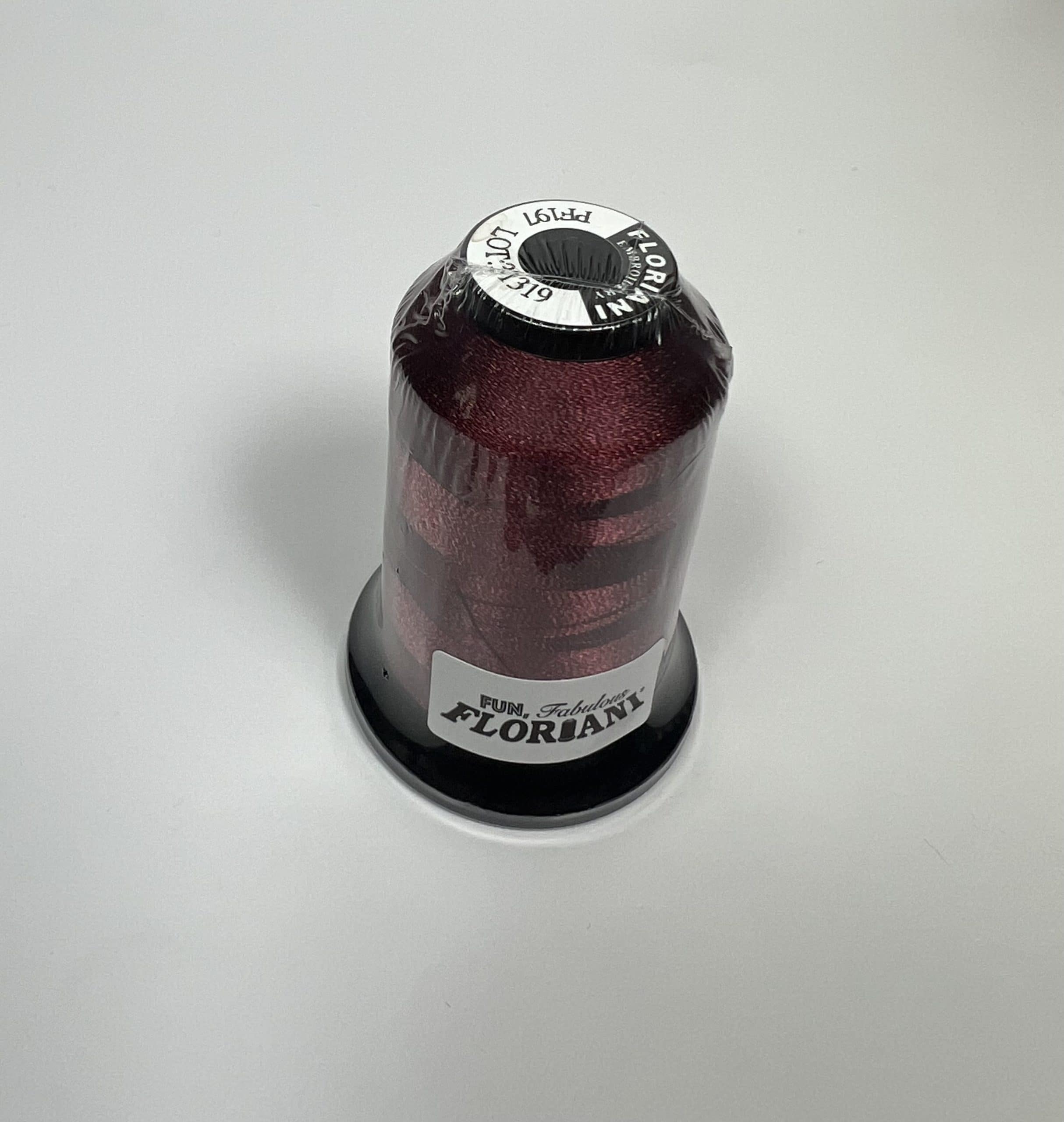 PF0197 - Floriani Embroidery Thread, 1,100yd Spool, Black Cherry