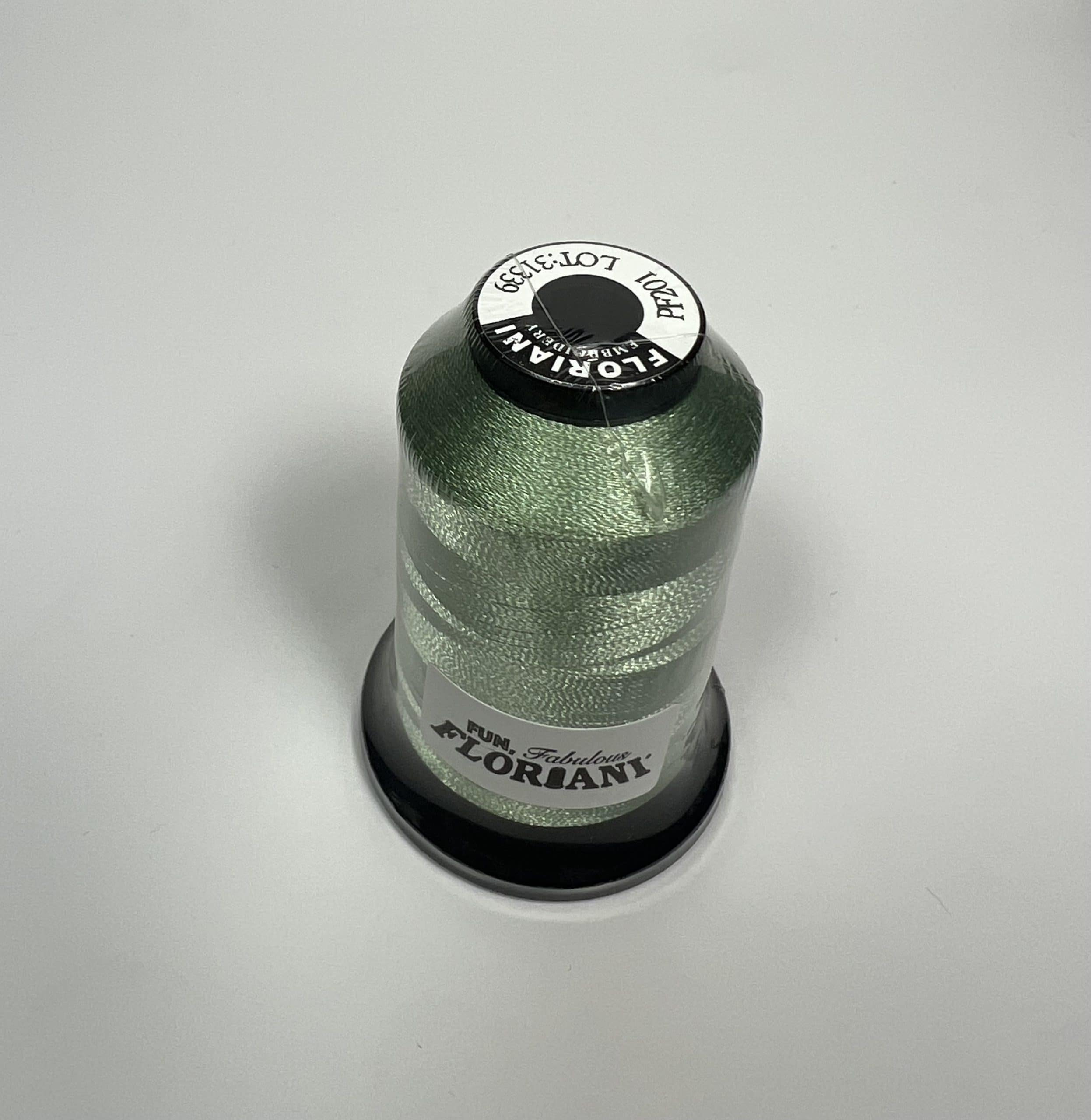 PF0201 - Floriani Embroidery Thread, 1,100yd Spool, Seafrost