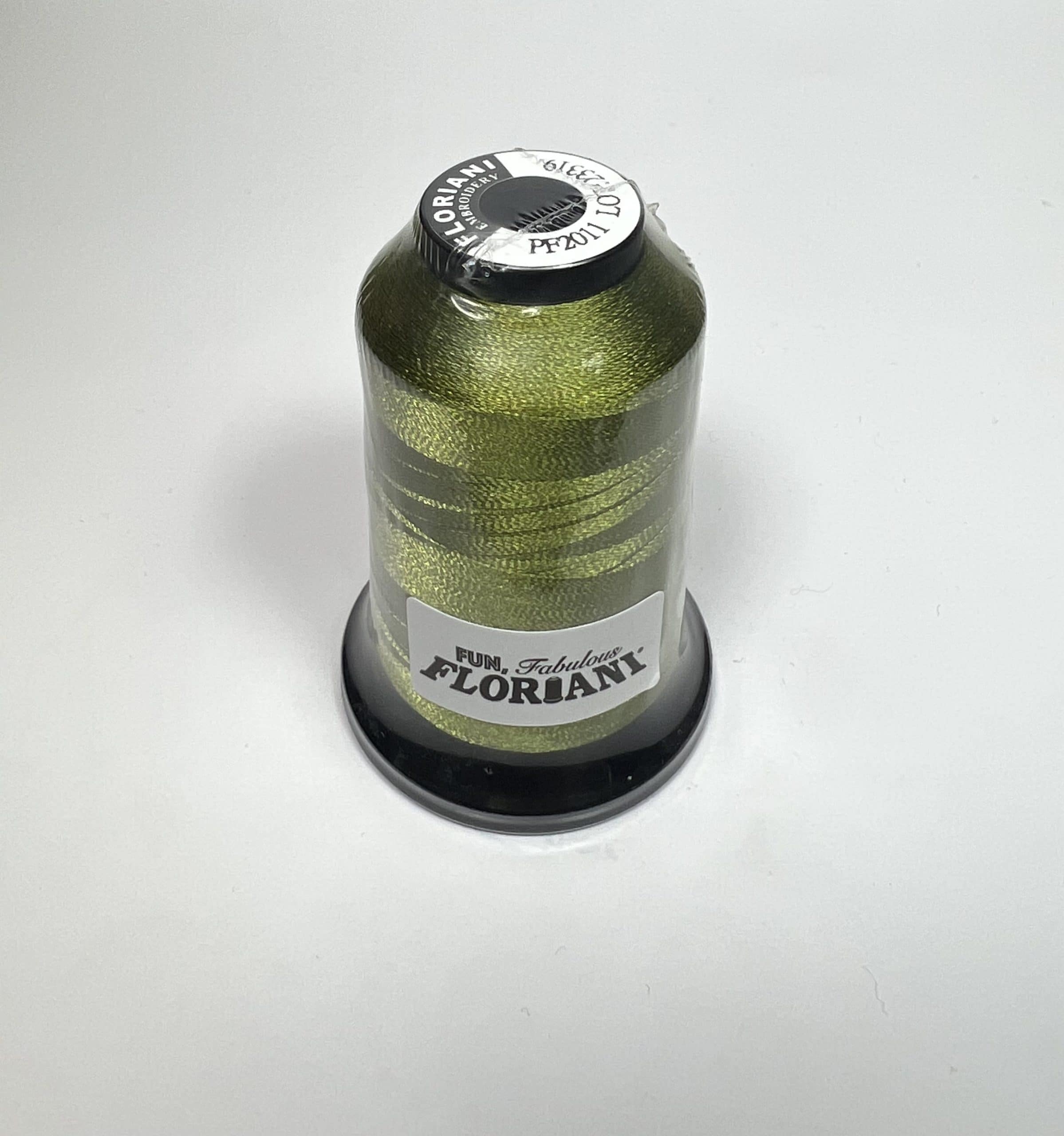 PF2011 - Floriani Embroidery Thread, 1,100yd Spool, Light Olive