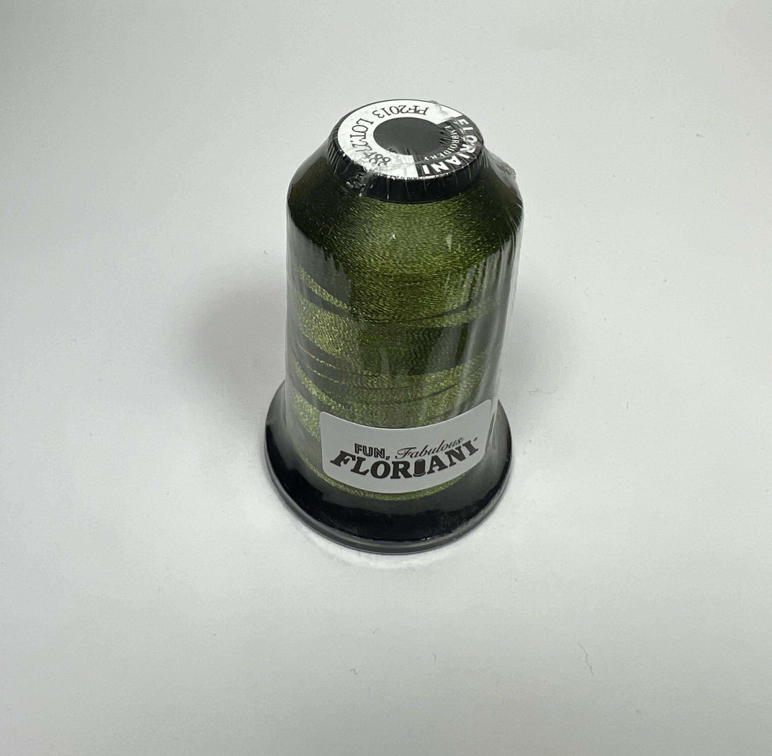 PF2013 - Floriani Embroidery Thread, 1,100yd Spool, Avocado
