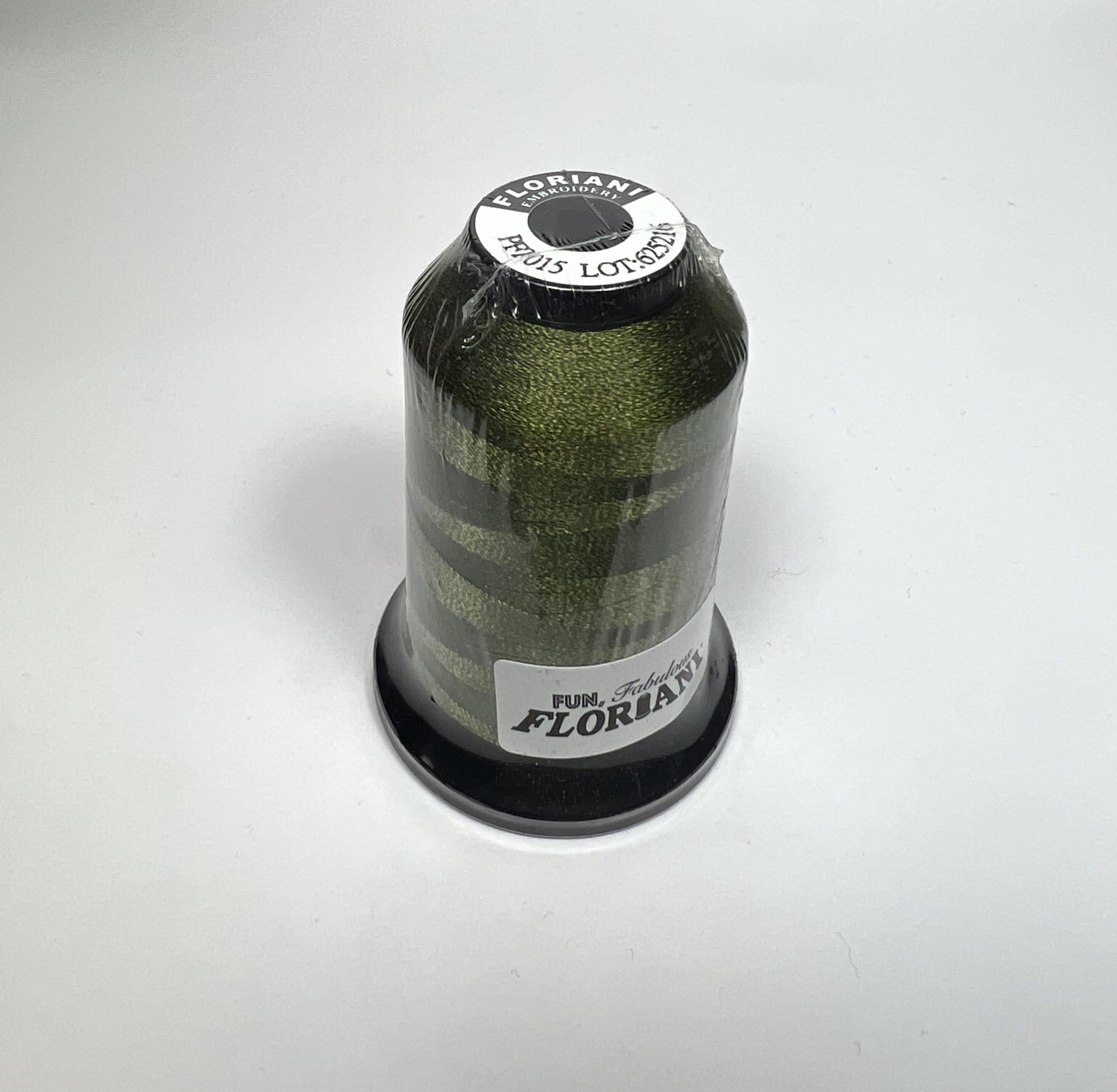 PF2015 - Floriani Embroidery Thread, 1,100yd Spool, Patio Green