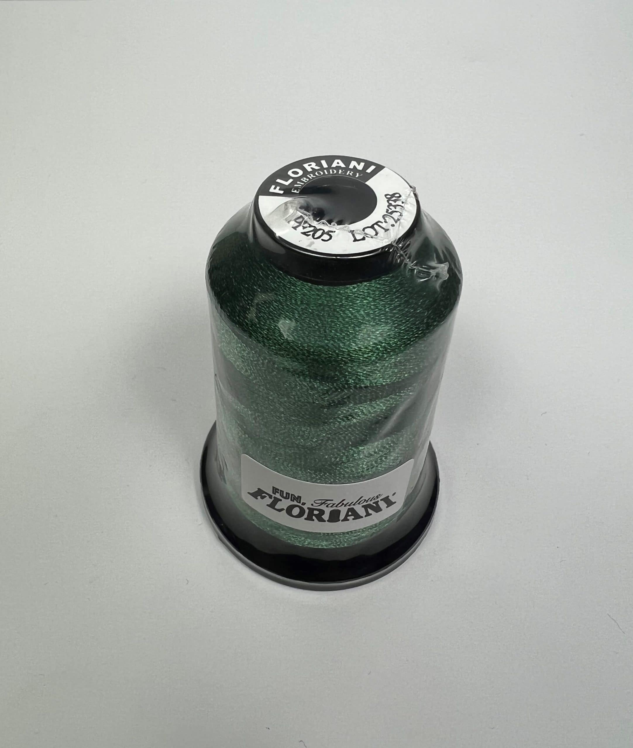 PF0205 - Floriani Embroidery Thread, 1,100yd Spool, Willow Green