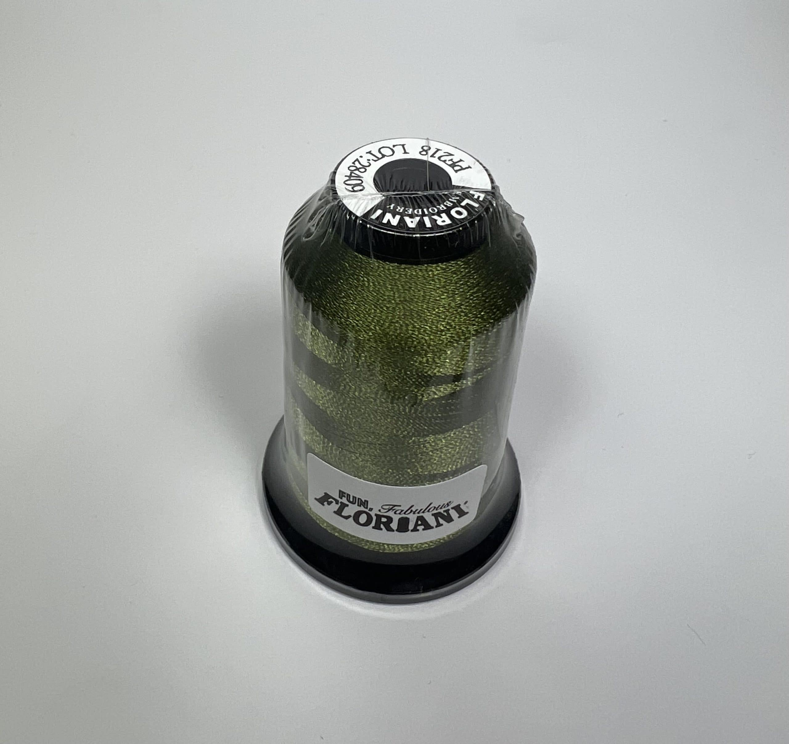 PF0218 - Floriani Embroidery Thread, 1,100yd Spool, Maui Green