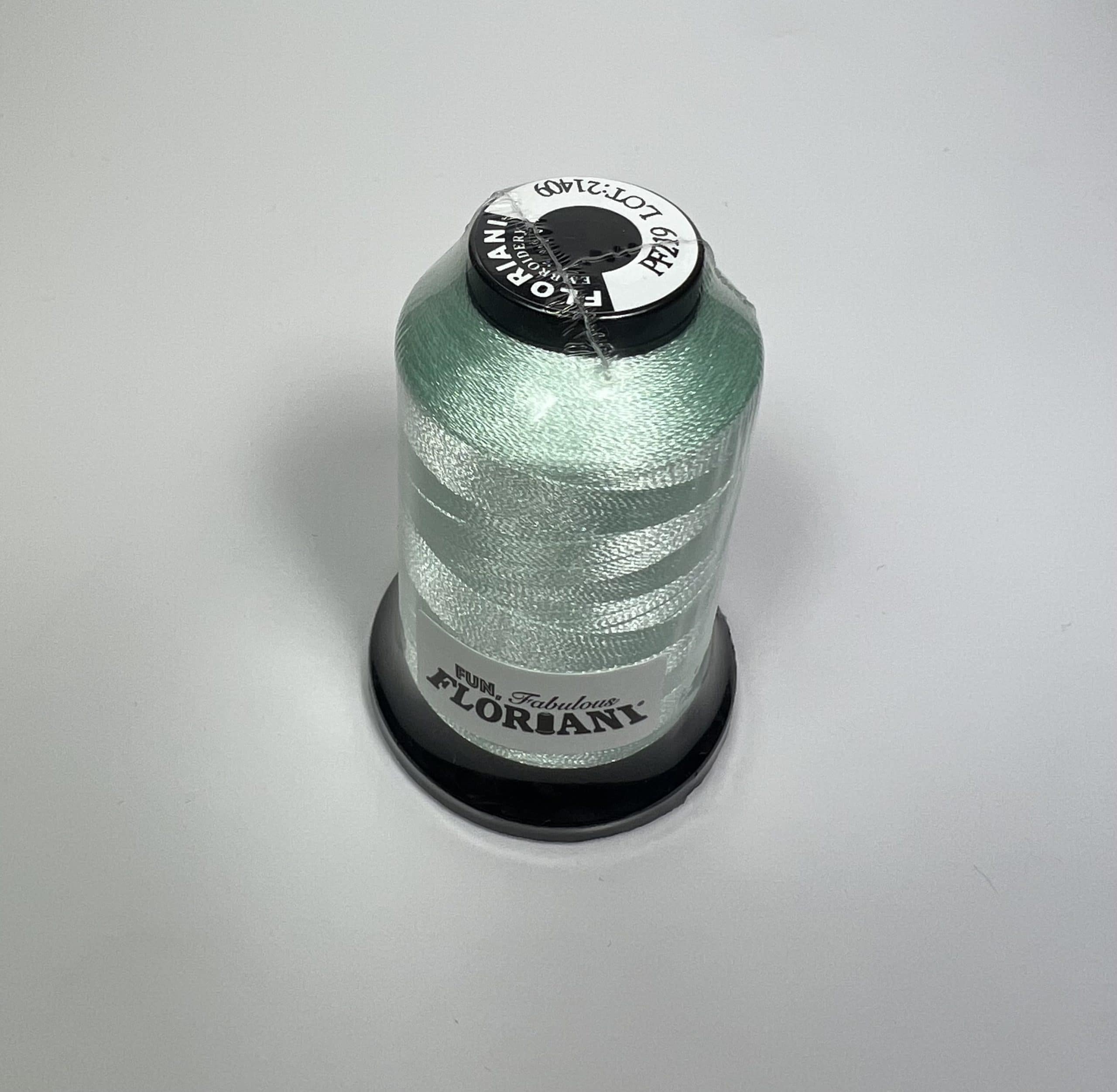 PF0219 - Floriani Embroidery Thread, 1,100yd Spool, Green Mist