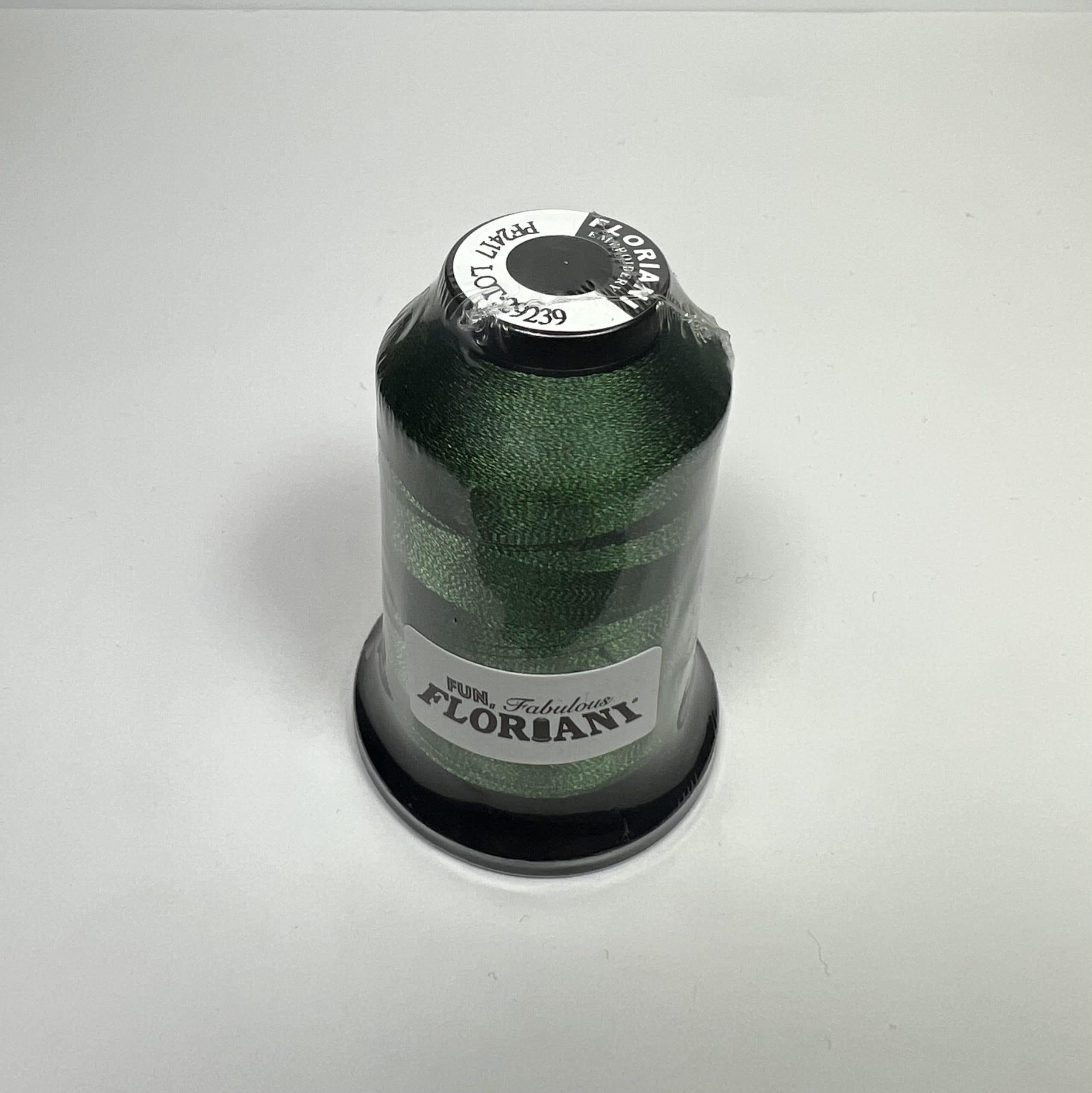 PF2417 - Floriani Embroidery Thread, 1,100yd Spool, Dark Grey Green
