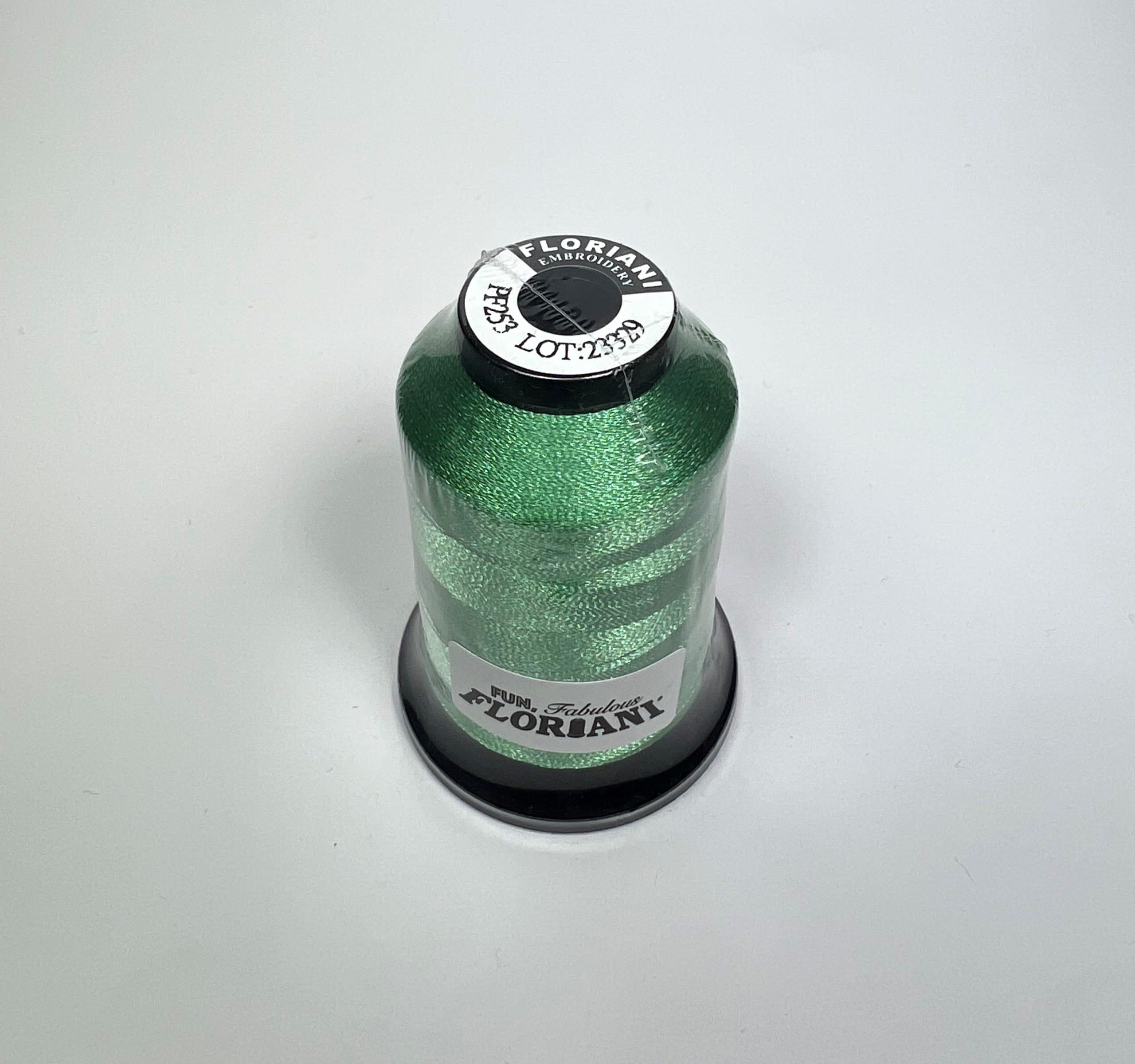 PF0253 - Floriani Embroidery Thread, 1,100yd Spool, Pale Green