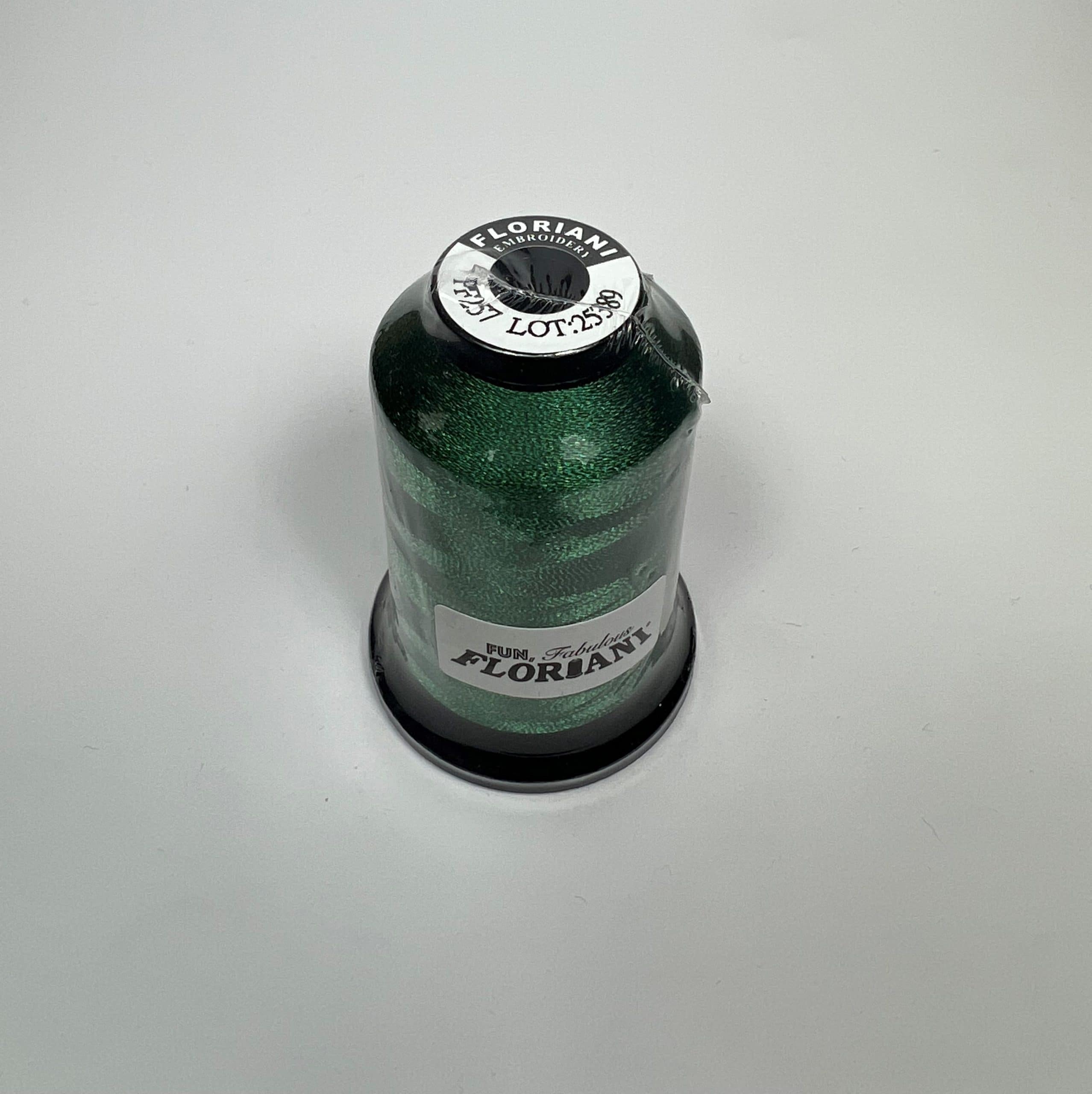 PF0257 - Floriani Embroidery Thread, 1,100yd Spool, Holly Green