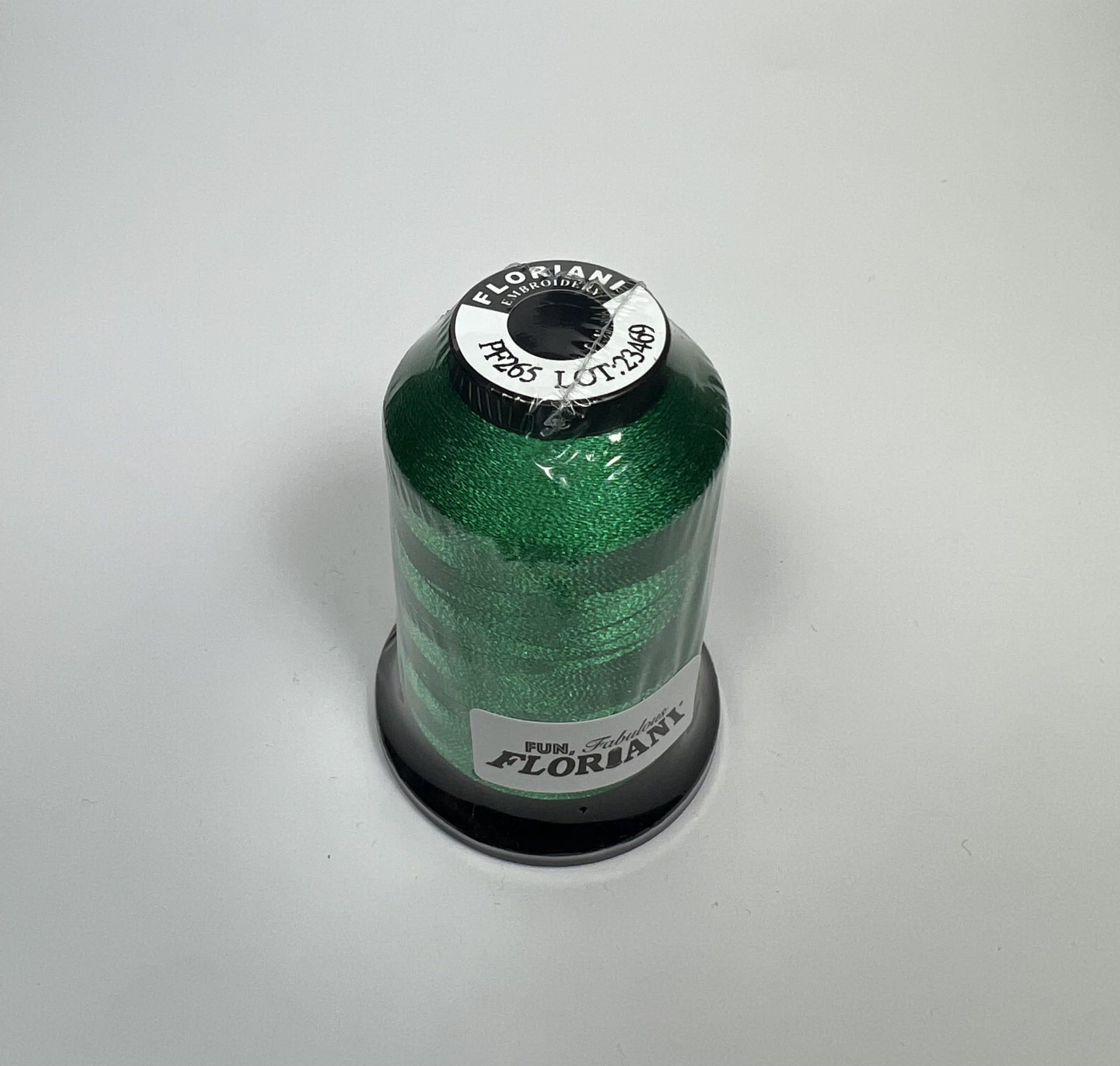 PF0265 - Floriani Embroidery Thread, 1,100yd Spool, Dinosaur Green