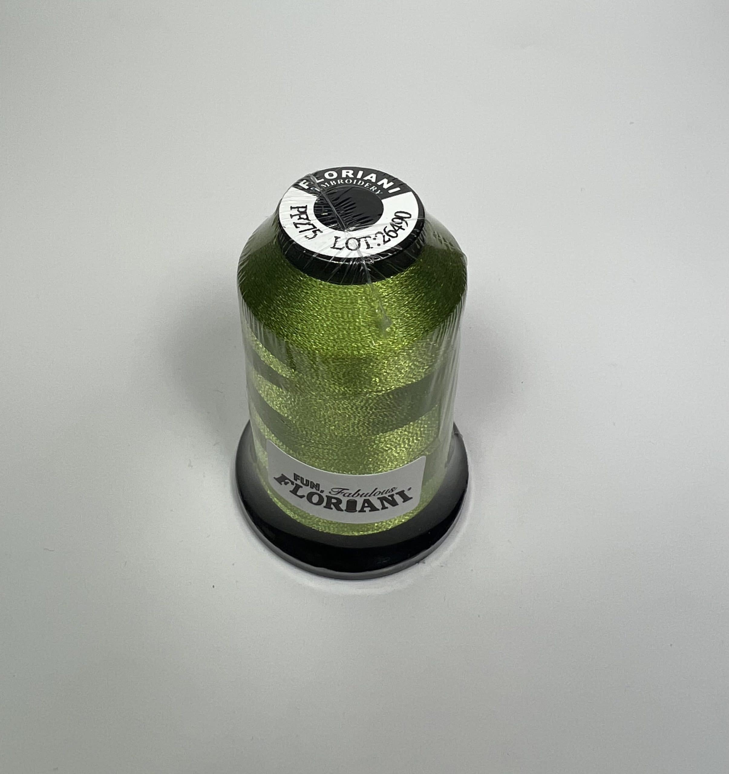 PF0275 - Floriani Embroidery Thread, 1,100yd Spool, Mineral Green