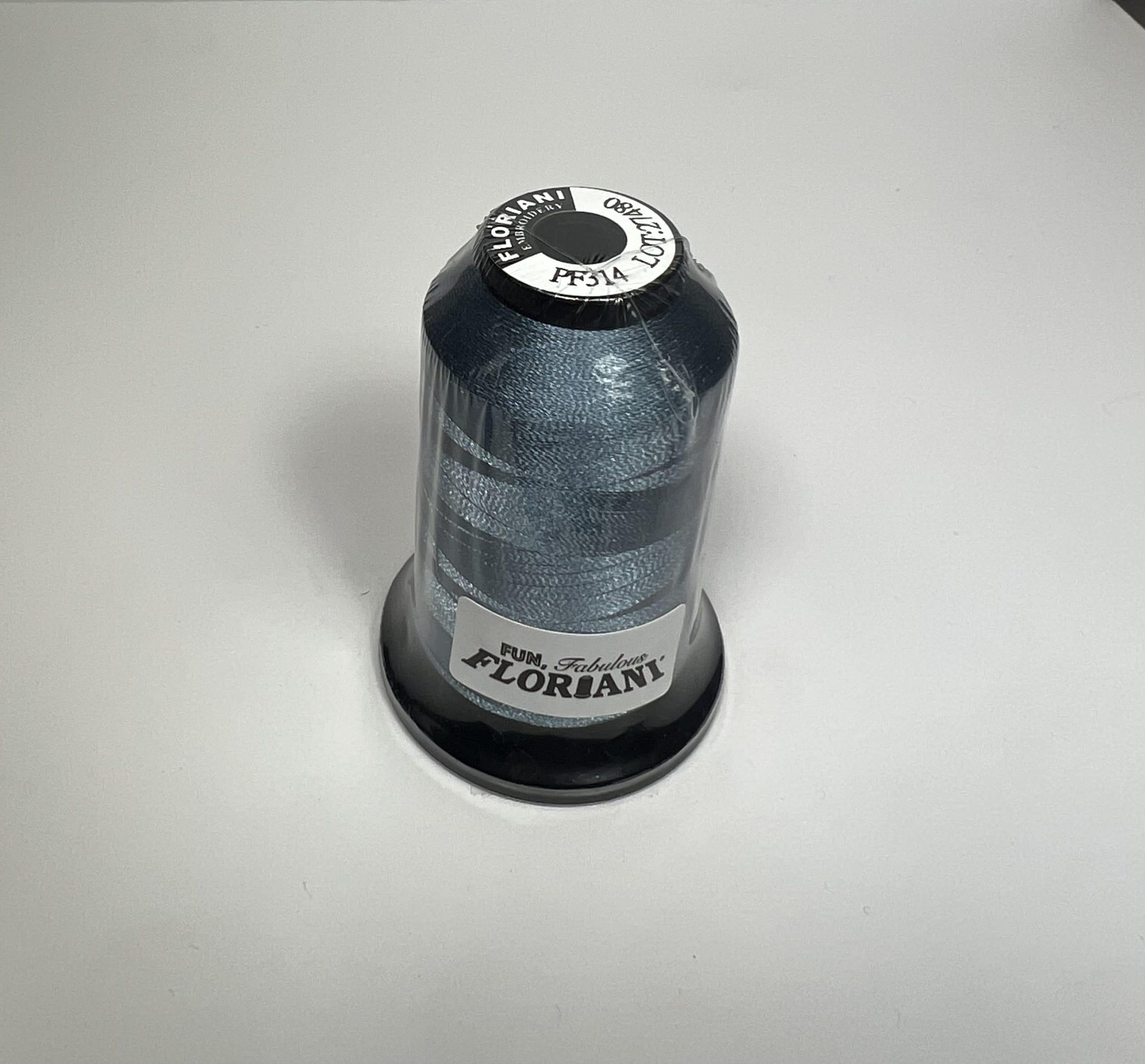 PF0314 - Floriani Embroidery Thread, 1,100yd Spool, Federal Blue