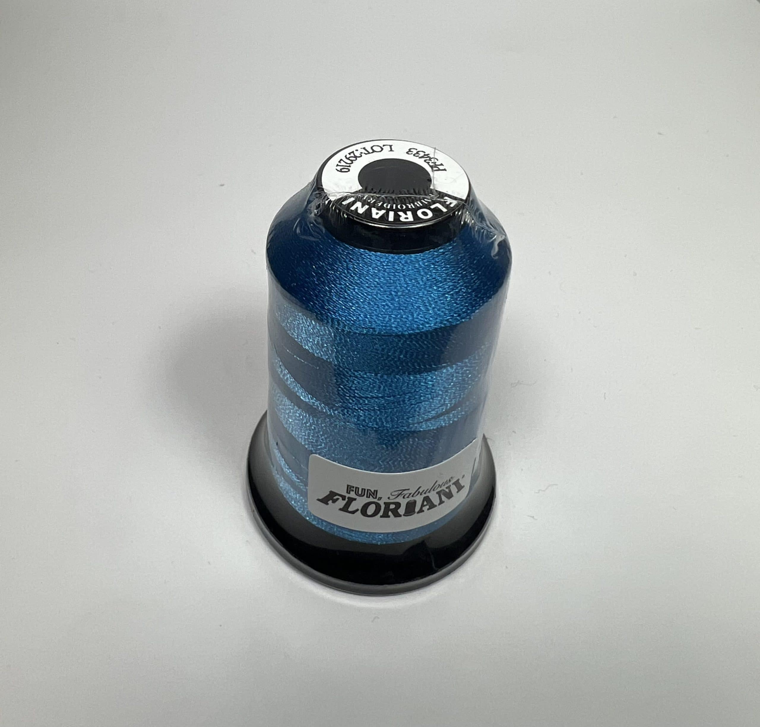 PF3433 - Floriani Embroidery Thread, 1,100yd Spool, Pretty Blue