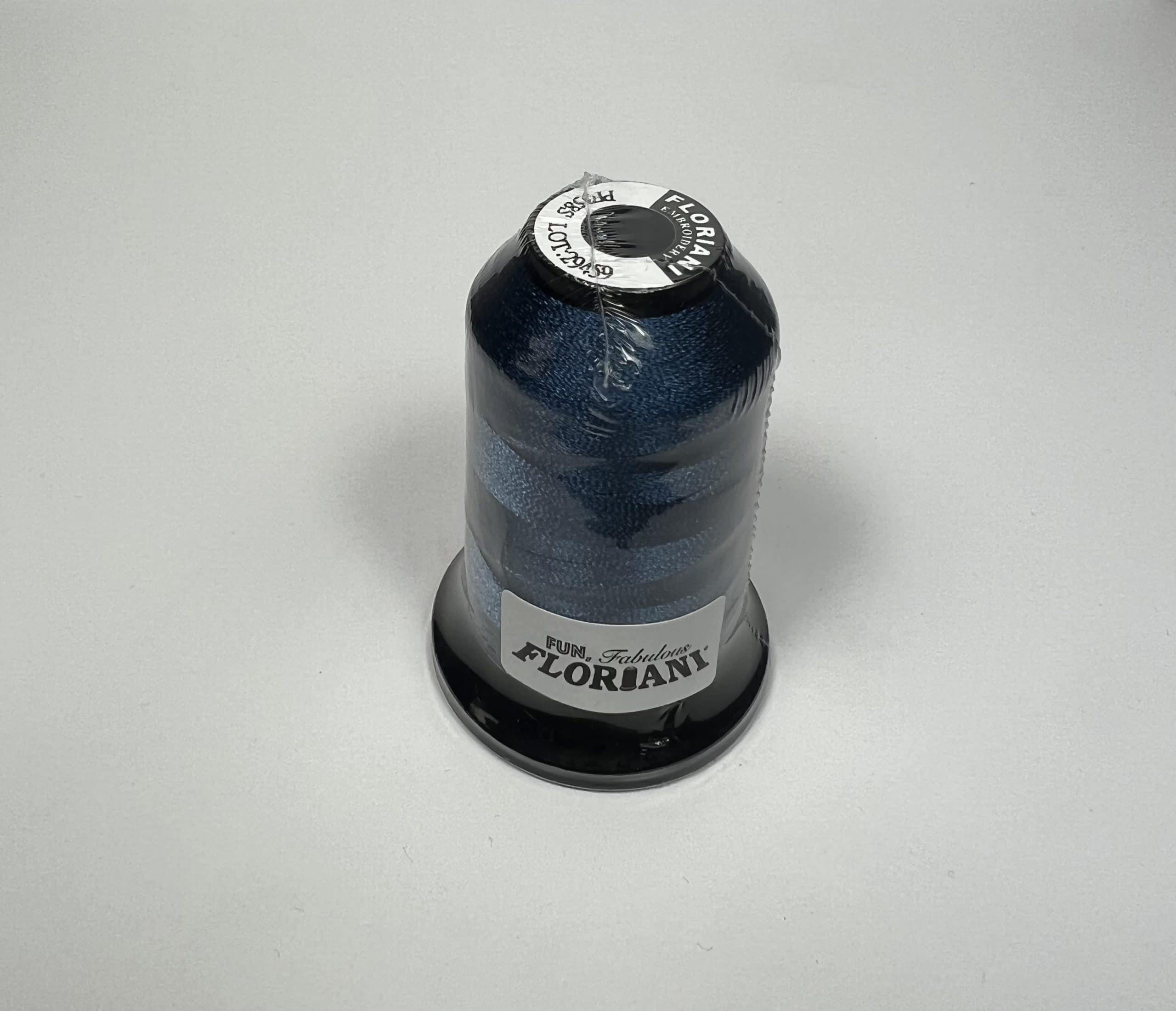 PF0358S - Floriani Embroidery Thread, 1,100yd Spool, S Midnight Navy