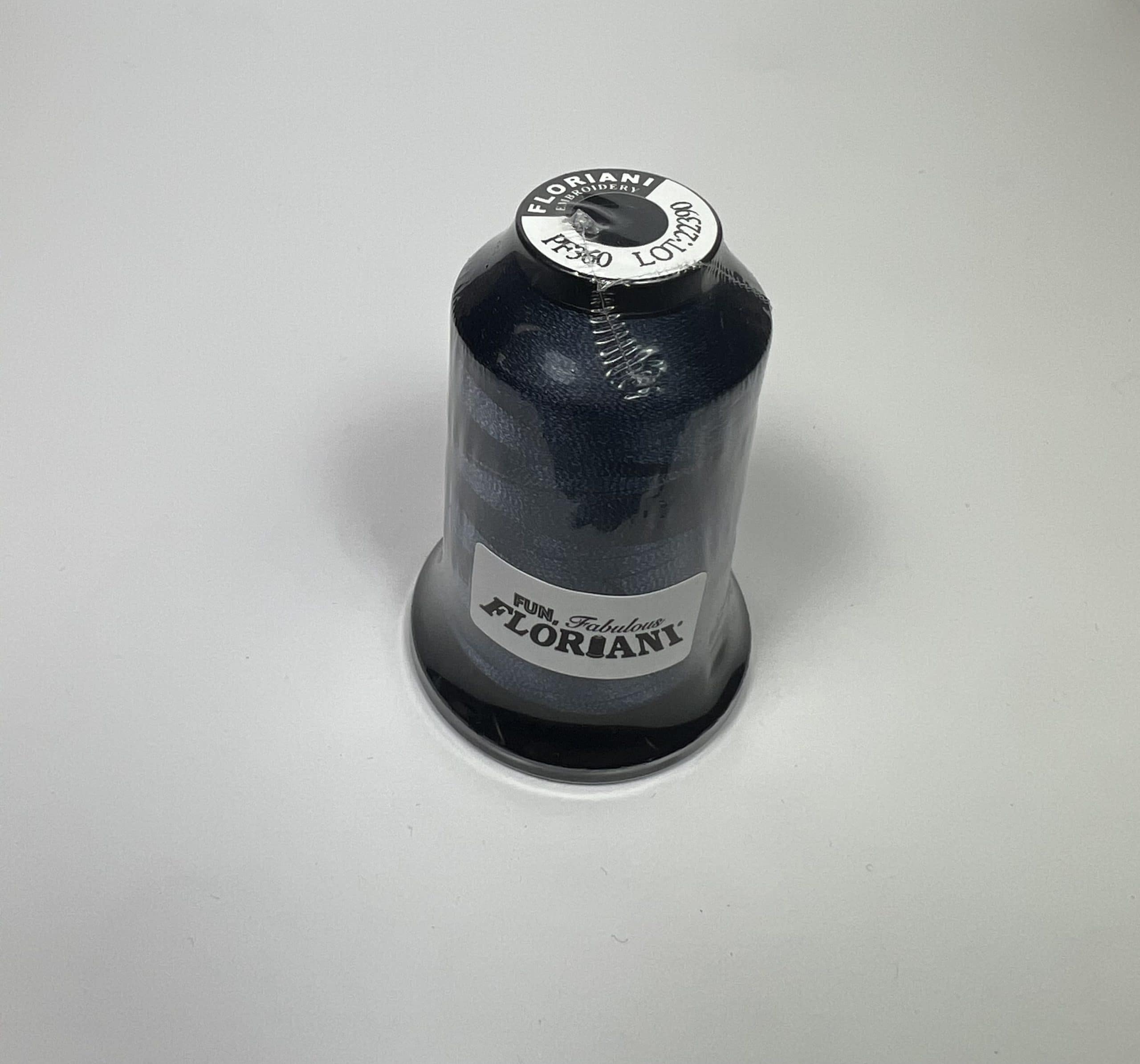 PF0360 - Floriani Embroidery Thread, 1,100yd Spool, Dark Navy