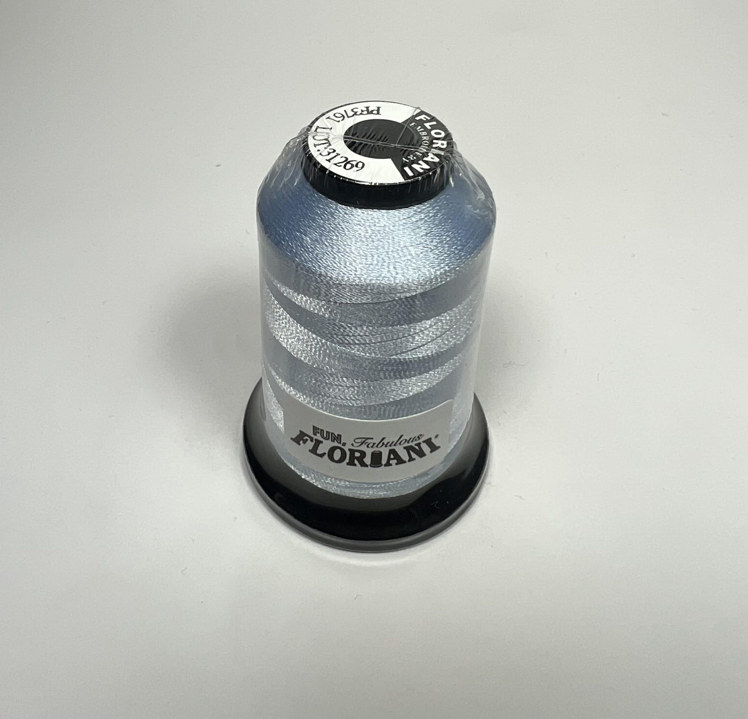 PF3761 - Floriani Embroidery Thread, 1,100yd Spool, Blue Hint