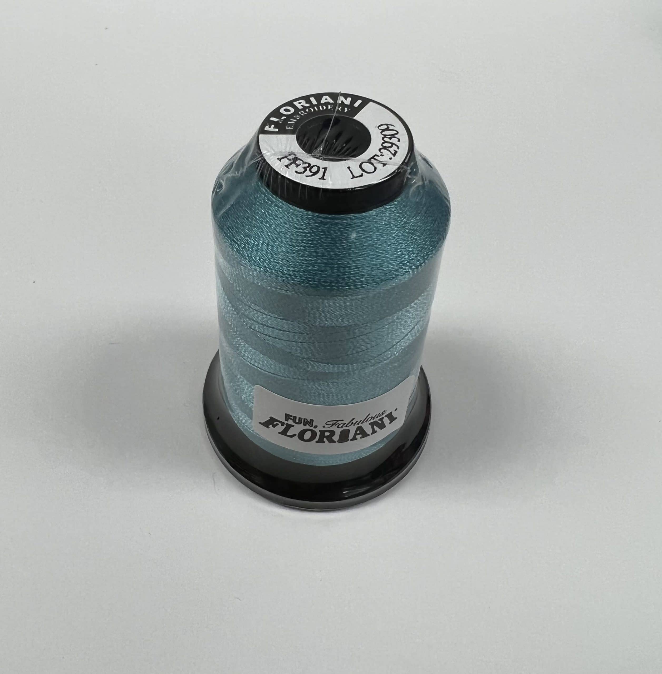 PF0391 - Floriani Embroidery Thread, 1,100yd Spool, Beryl Blue