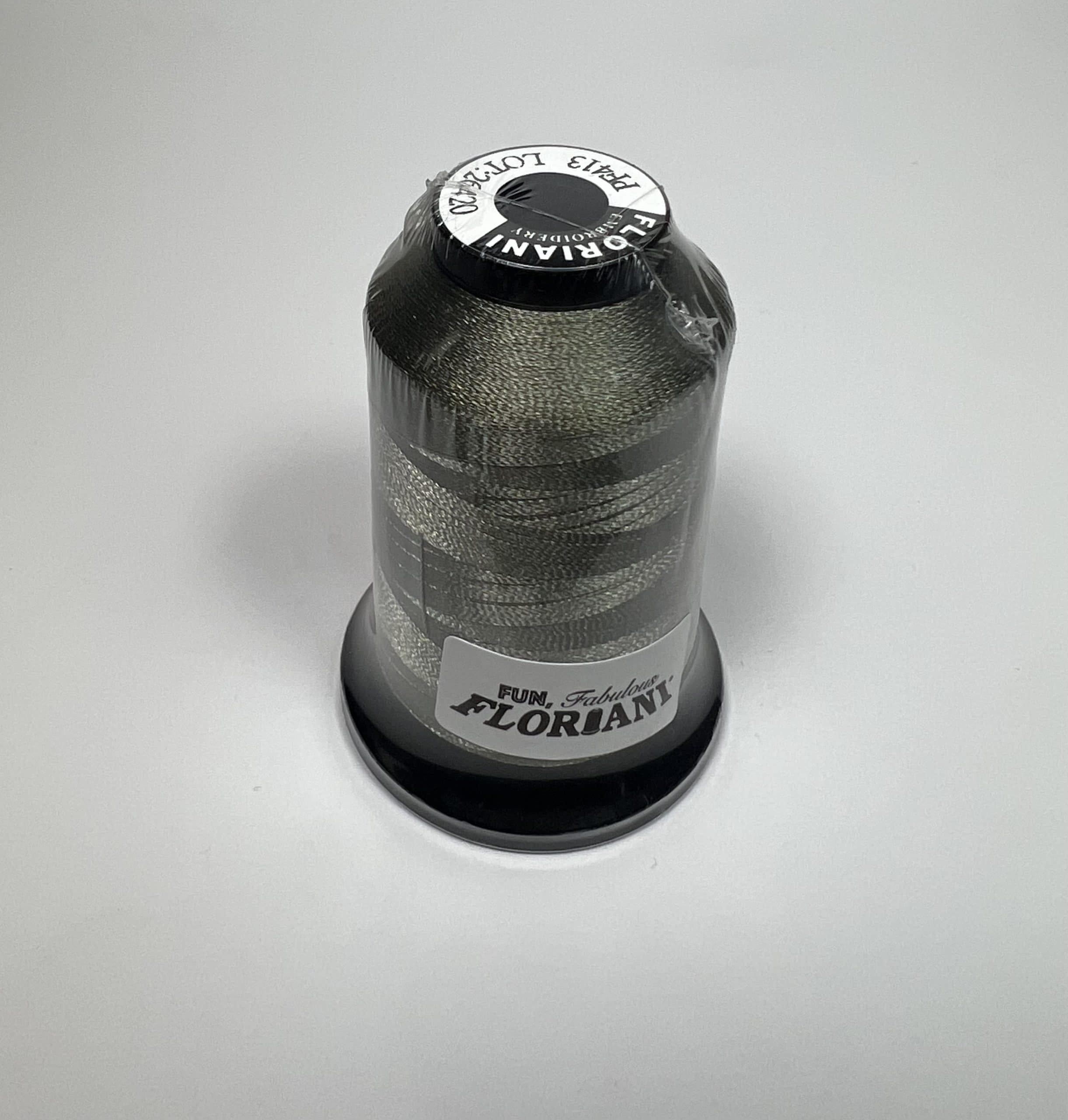 PF0413 - Floriani Embroidery Thread, 1,100yd Spool, Old Silver