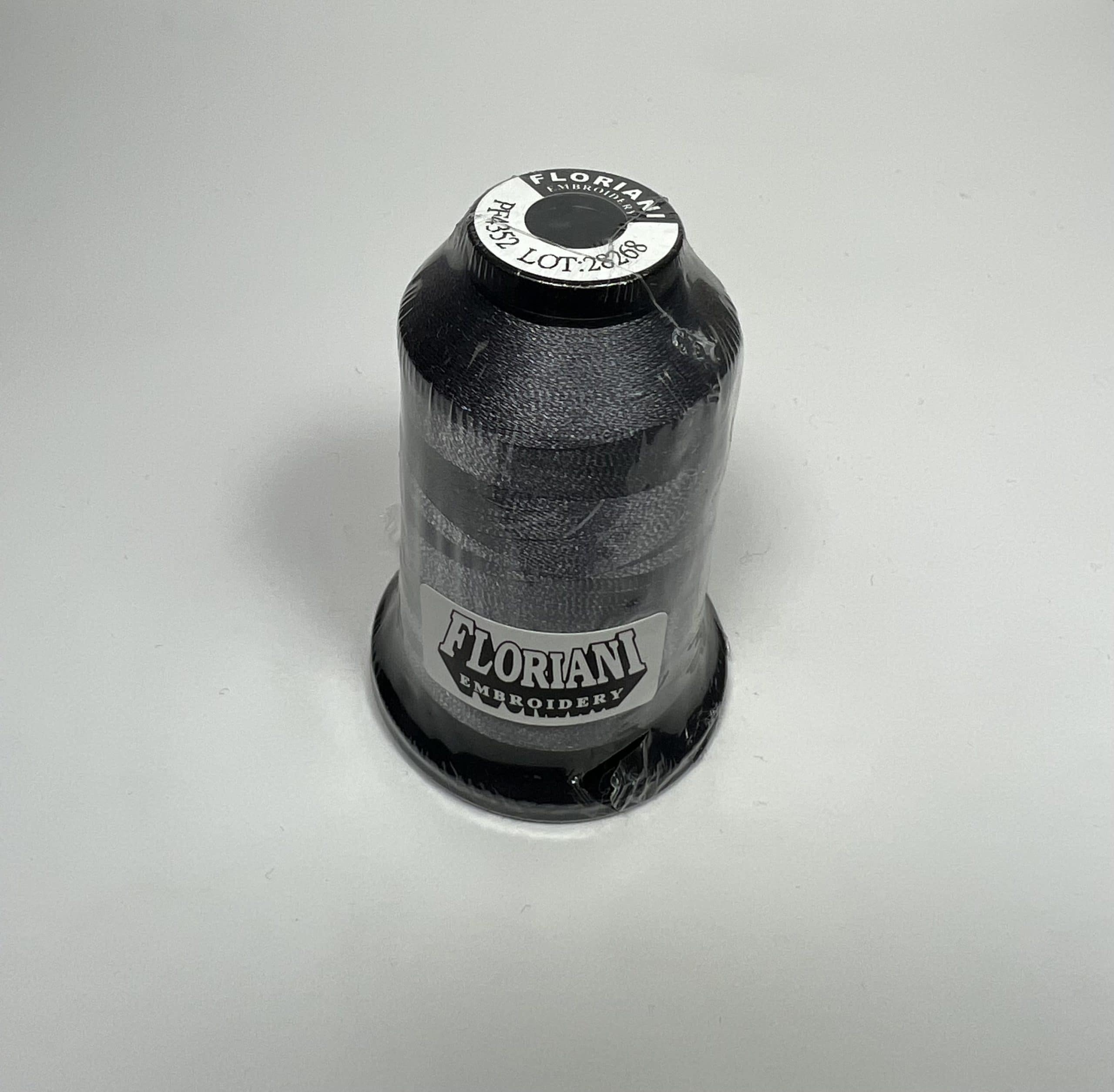 PF4352 - Floriani Embroidery Thread, 1,100yd Spool, Dark Grey Blue