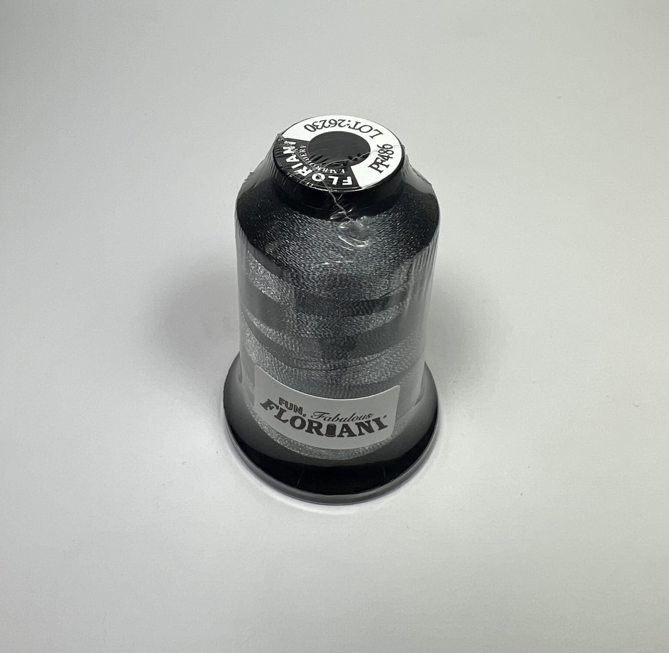 PF0486 - Floriani Embroidery Thread, 1,100yd Spool, Slate Gray