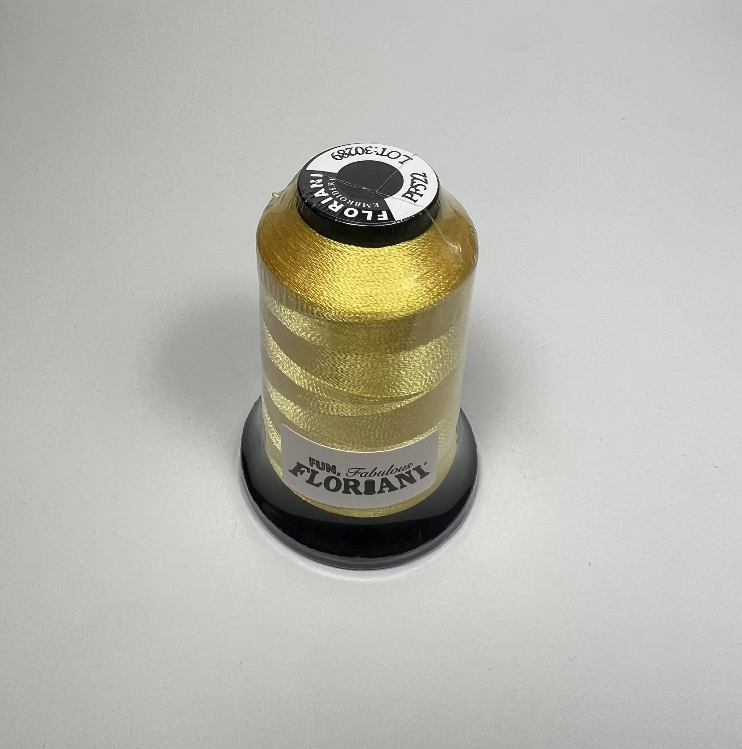 PF0522 - Floriani Embroidery Thread, 1,100yd Spool, Straw