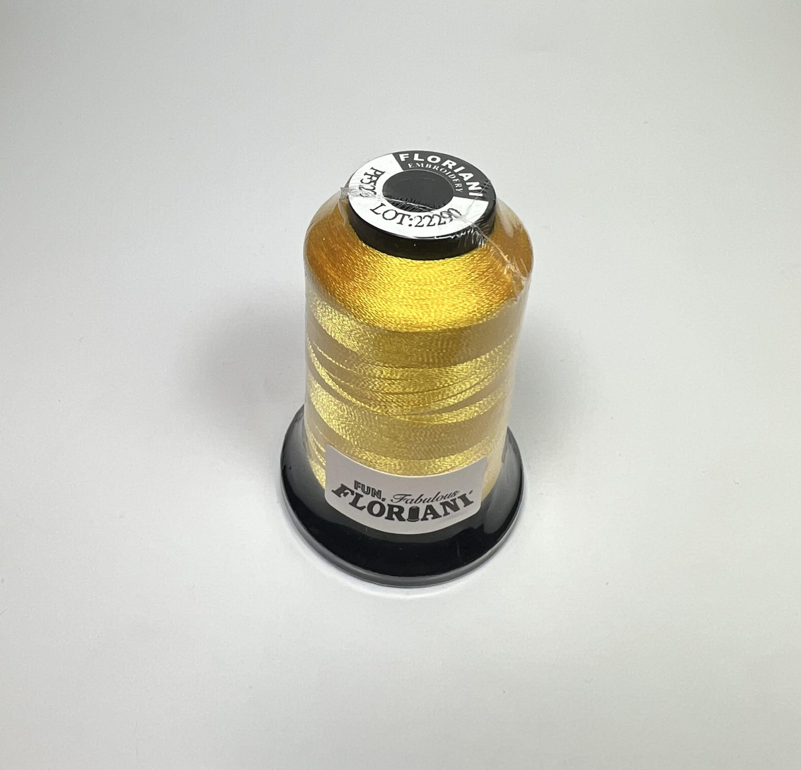 PF0523 - Floriani Embroidery Thread, 1,100yd Spool, Goldenrod