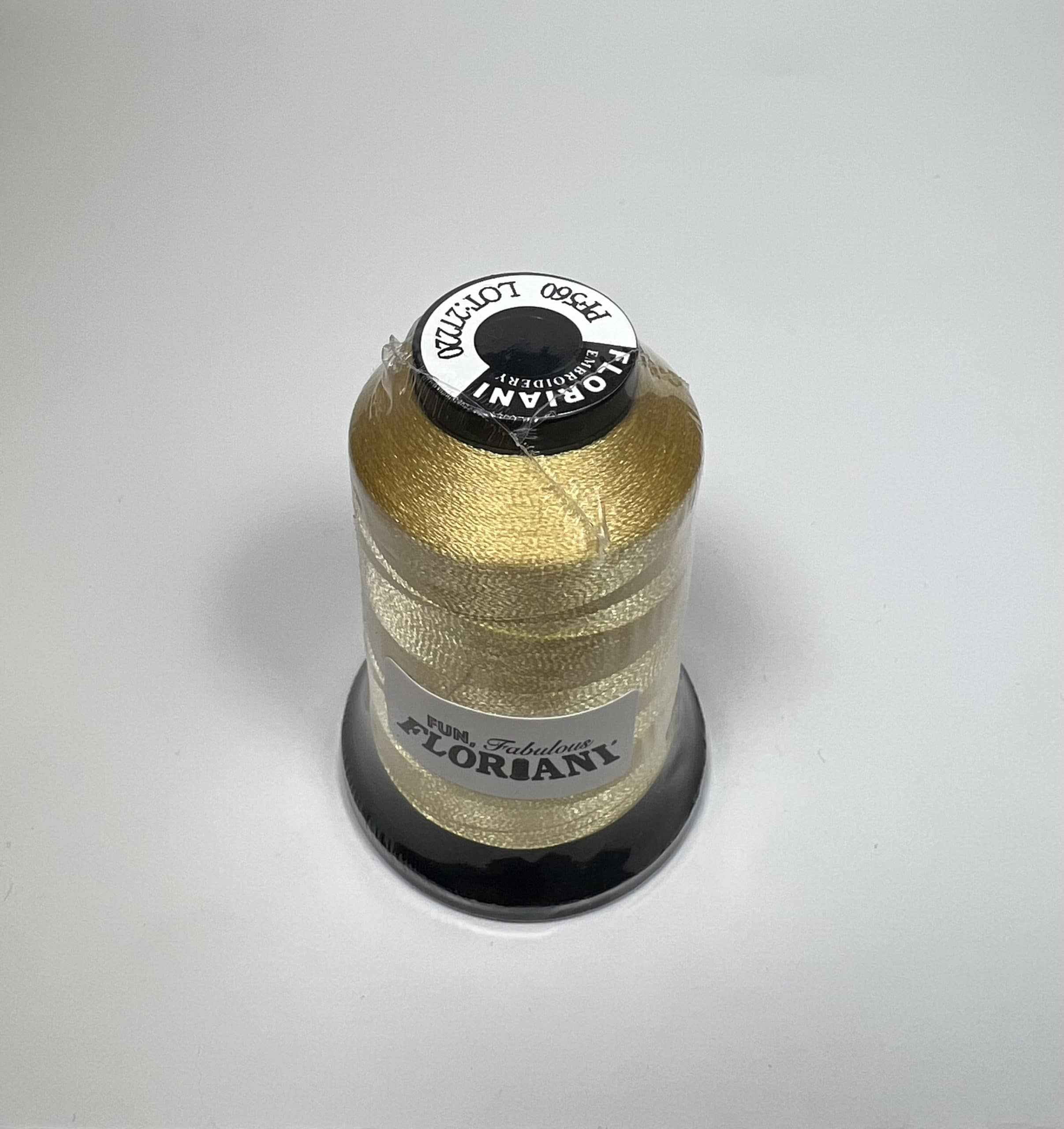 PF0560 - Floriani Embroidery Thread, 1,100yd Spool, Blonde Straw